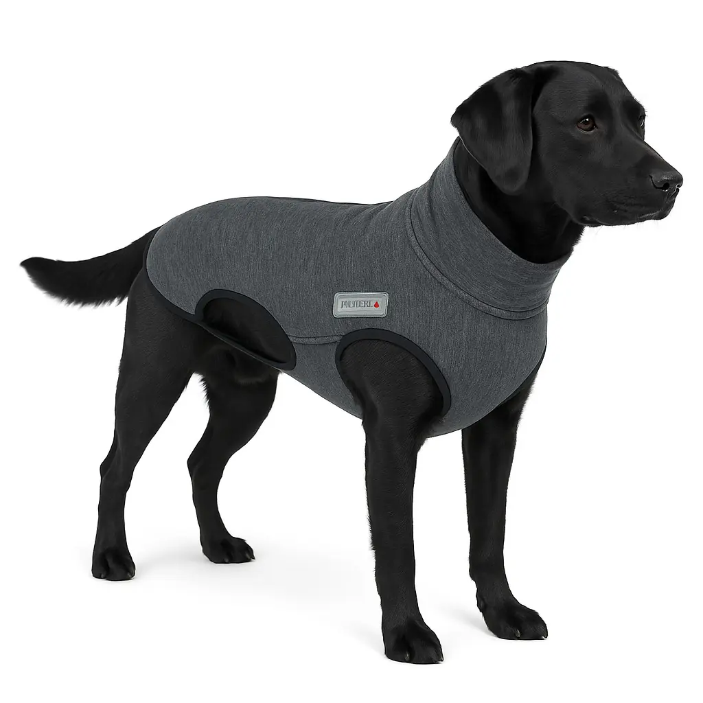 Wolters Hundebekleidung Fleecejacke Casual grau meliert