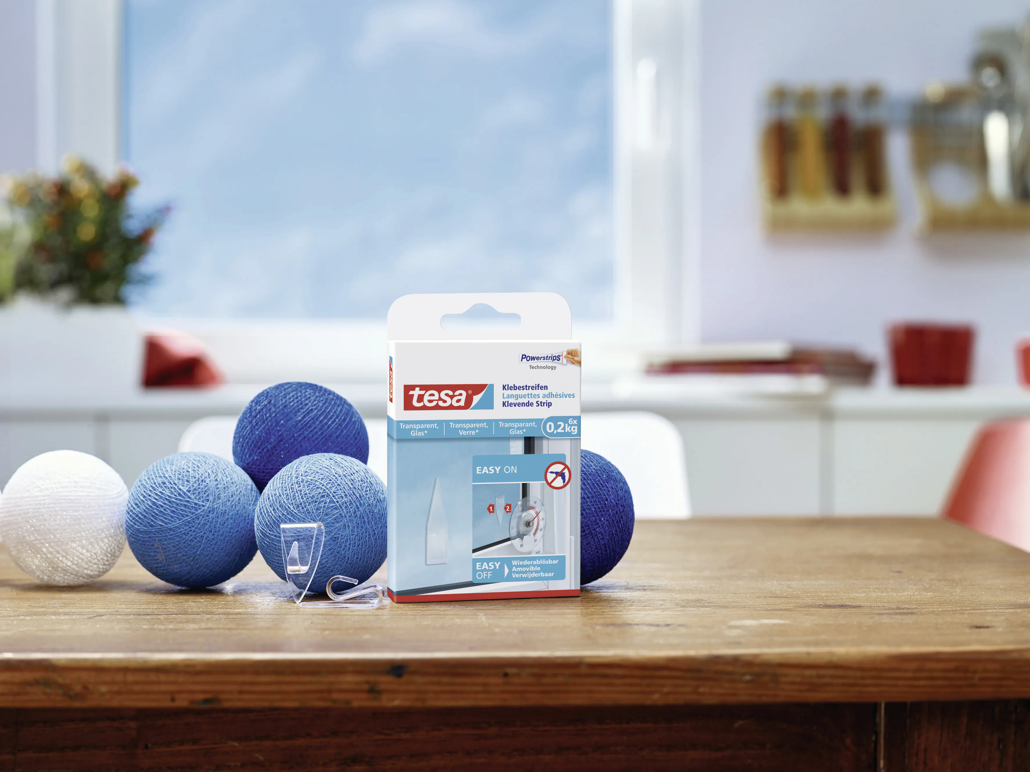 tesa Klebestreifen Traglast 200 g, 16 Stück