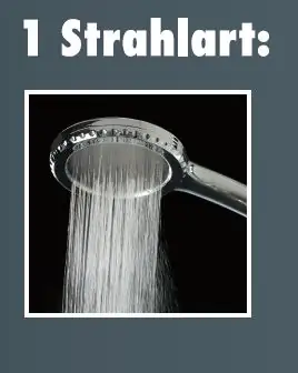 Primaster Handbrause Water Fun chrom wassersparend