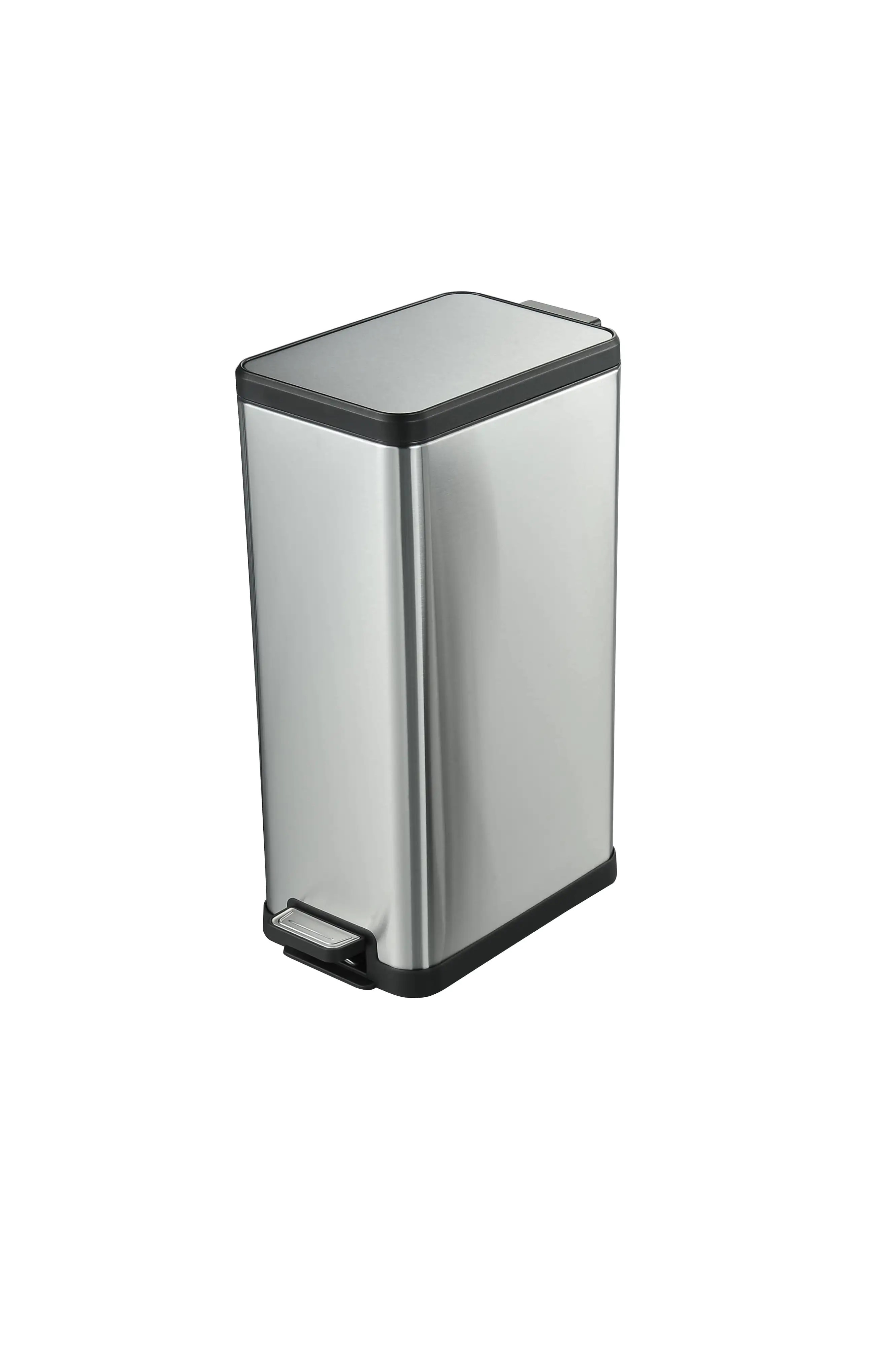 TrendLine Tret-Mülleimer 18 L edelstahl gebürstet Soft-Close Funktion