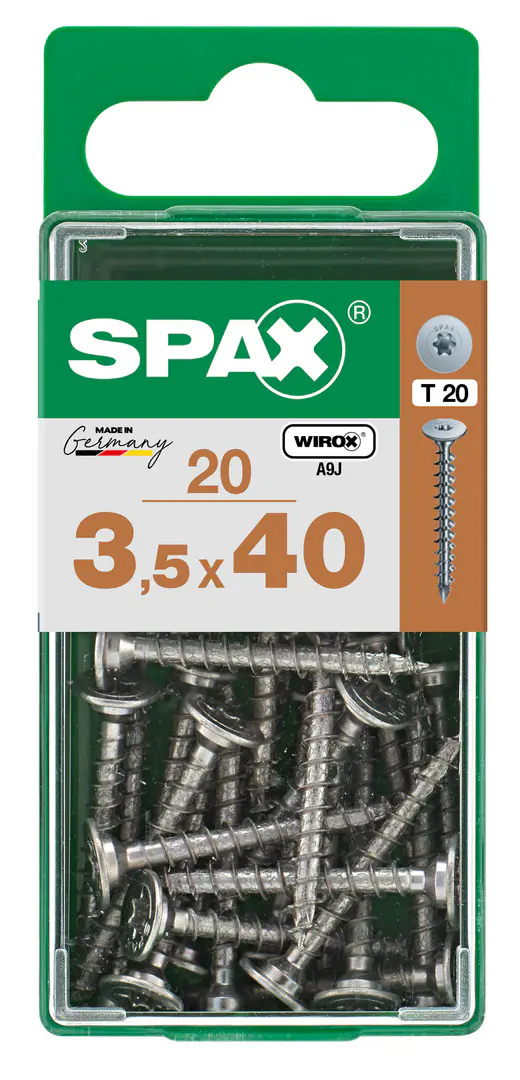 Spax Möbelbauschrauben 3.5 x 40 mm TX 20 - 20 Stk.