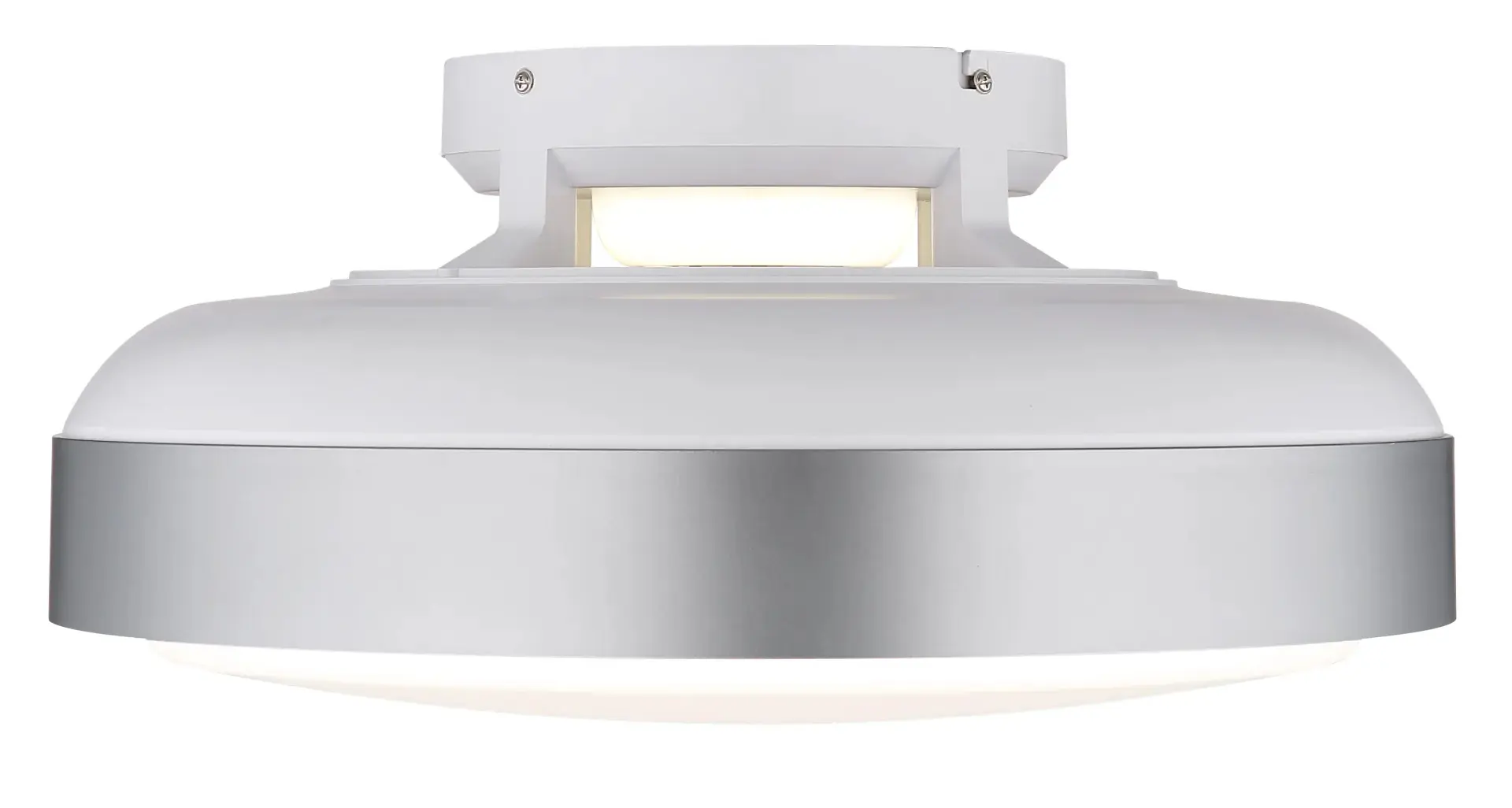 Globo Deckenventilator Carney Ø 45 cm 35 W silber CCT