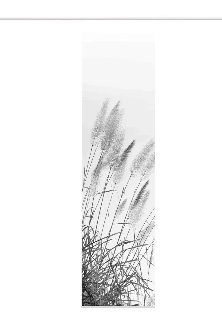 Home Wohnideen Schiebegardine Pamaps 245 x 60 cm grau