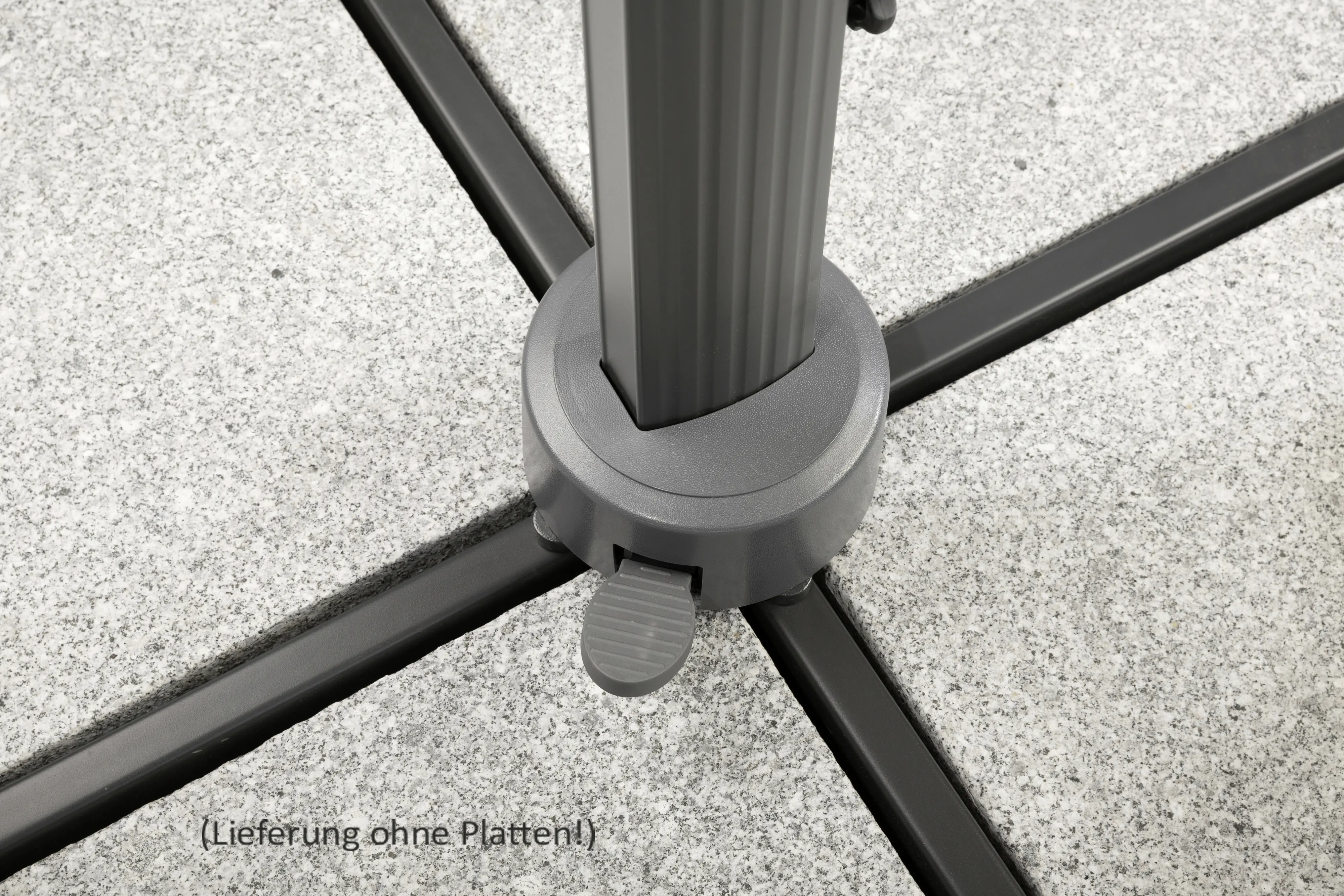 Schneider Ampelschirm Rhodos Grande anthrazit 300 x 400 cm