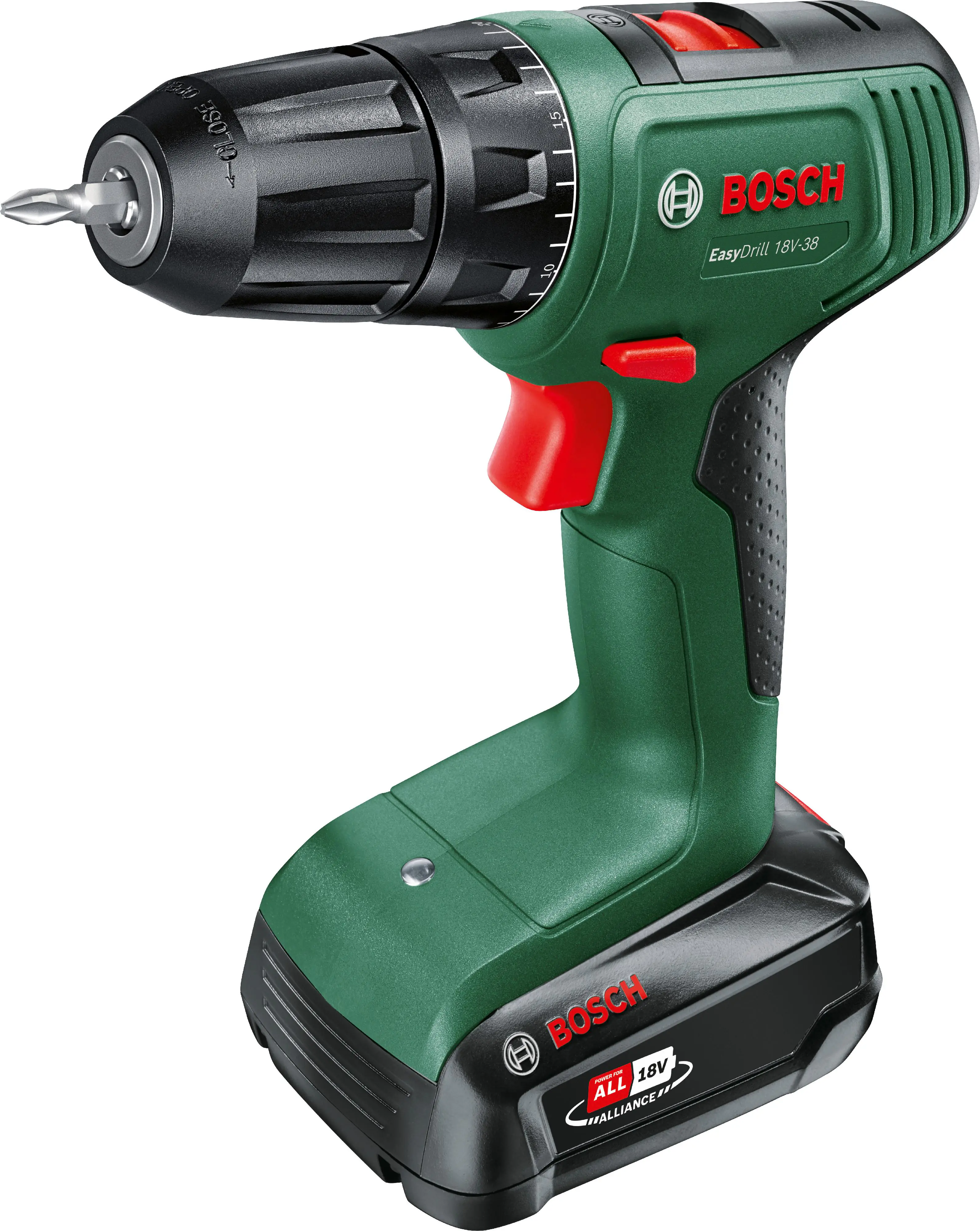 Bosch Akku-Bohrschrauber EasyDrill 18V-38 2,0 Ah mit Akku & Ladegerät Bosch Akku-Bohrschrauber EasyDrill 18V-38 2,0 Ah mit Akku & Ladegerät