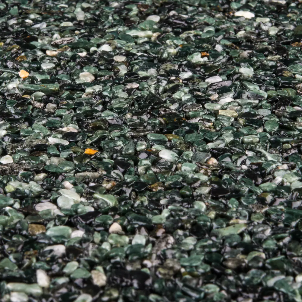 RAVELLO Steinteppich Boden Indoor Körnung Mittel Farbe grün 19 kg Set