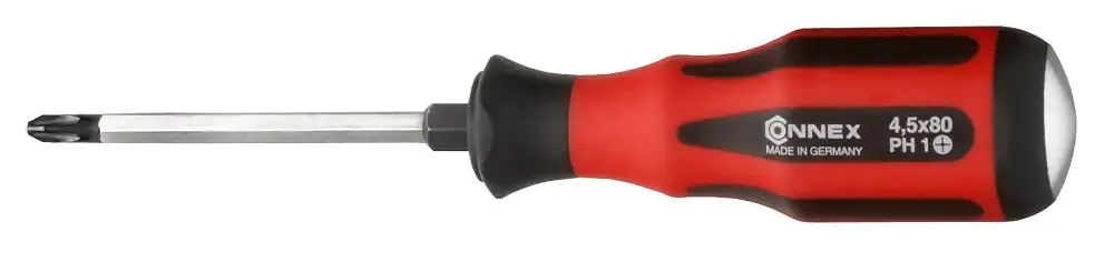 Schraubendreher Profi Phillips 1 80 mm 2K Schlagkopf