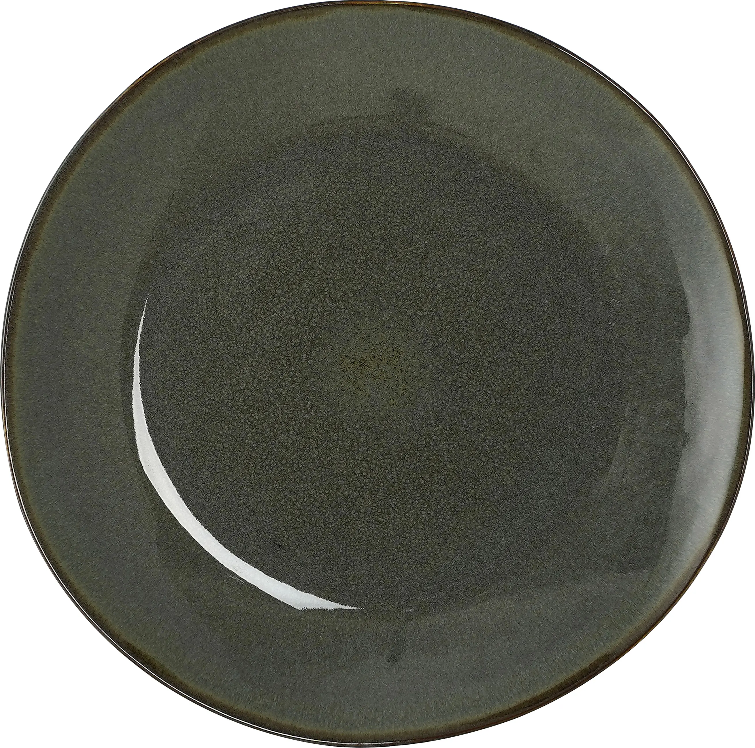 Mica Decorations Essteller Racco stoneware 2,5 x 26,5 cm grün