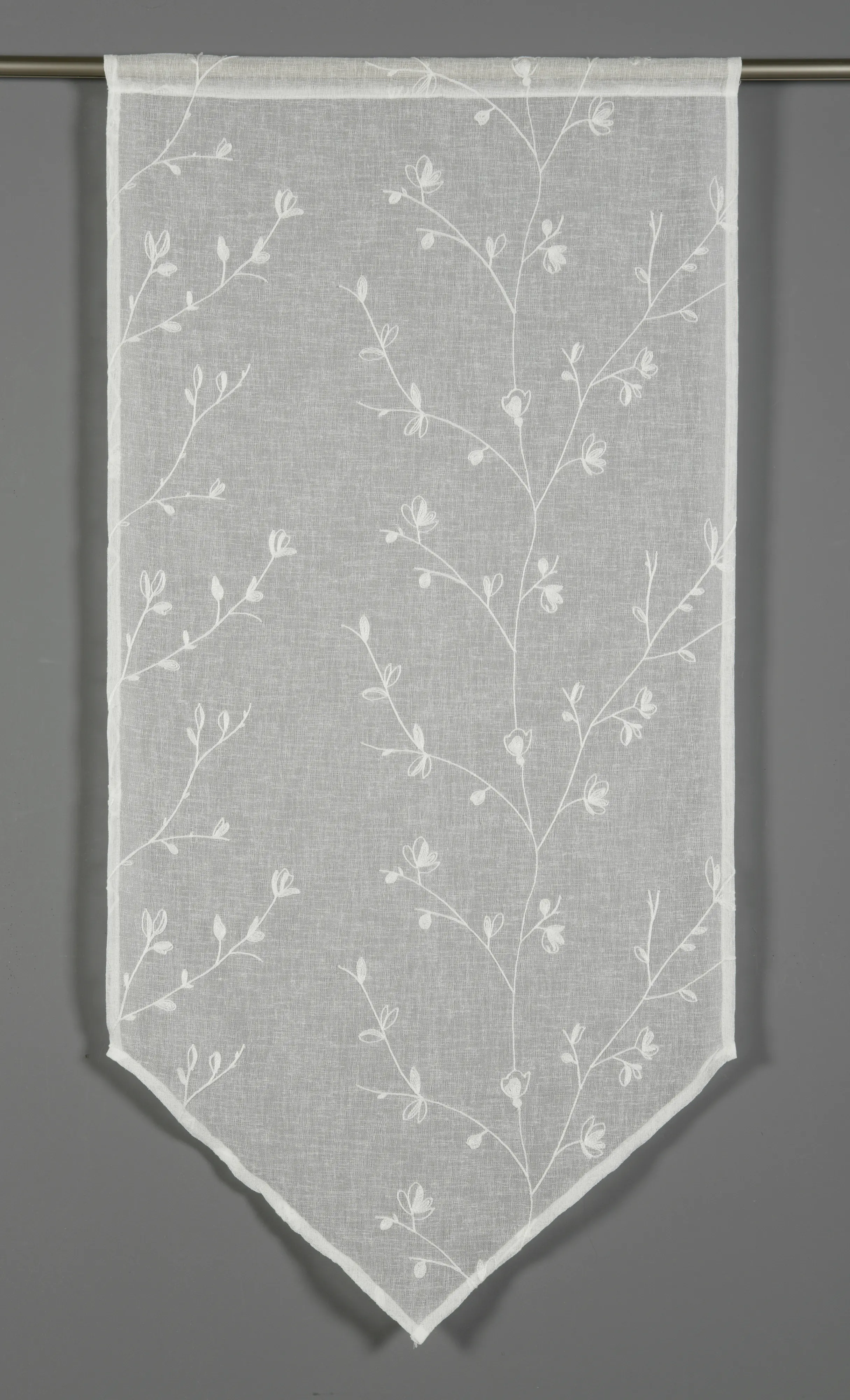 Gardinia Panneaux mit Stickerei weiß 60 x 120 cm