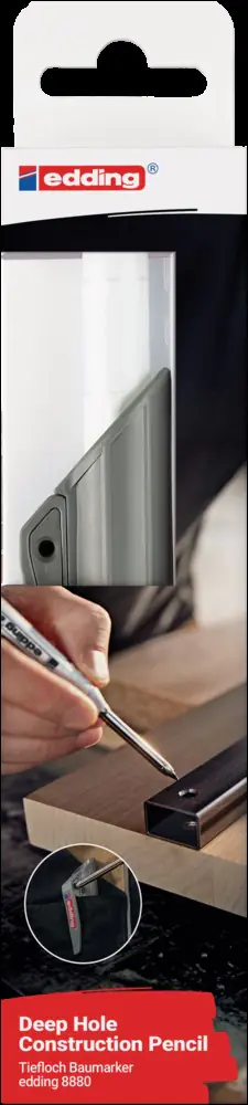 edding 8880 Tieflochmarker 16,6 cm weiß