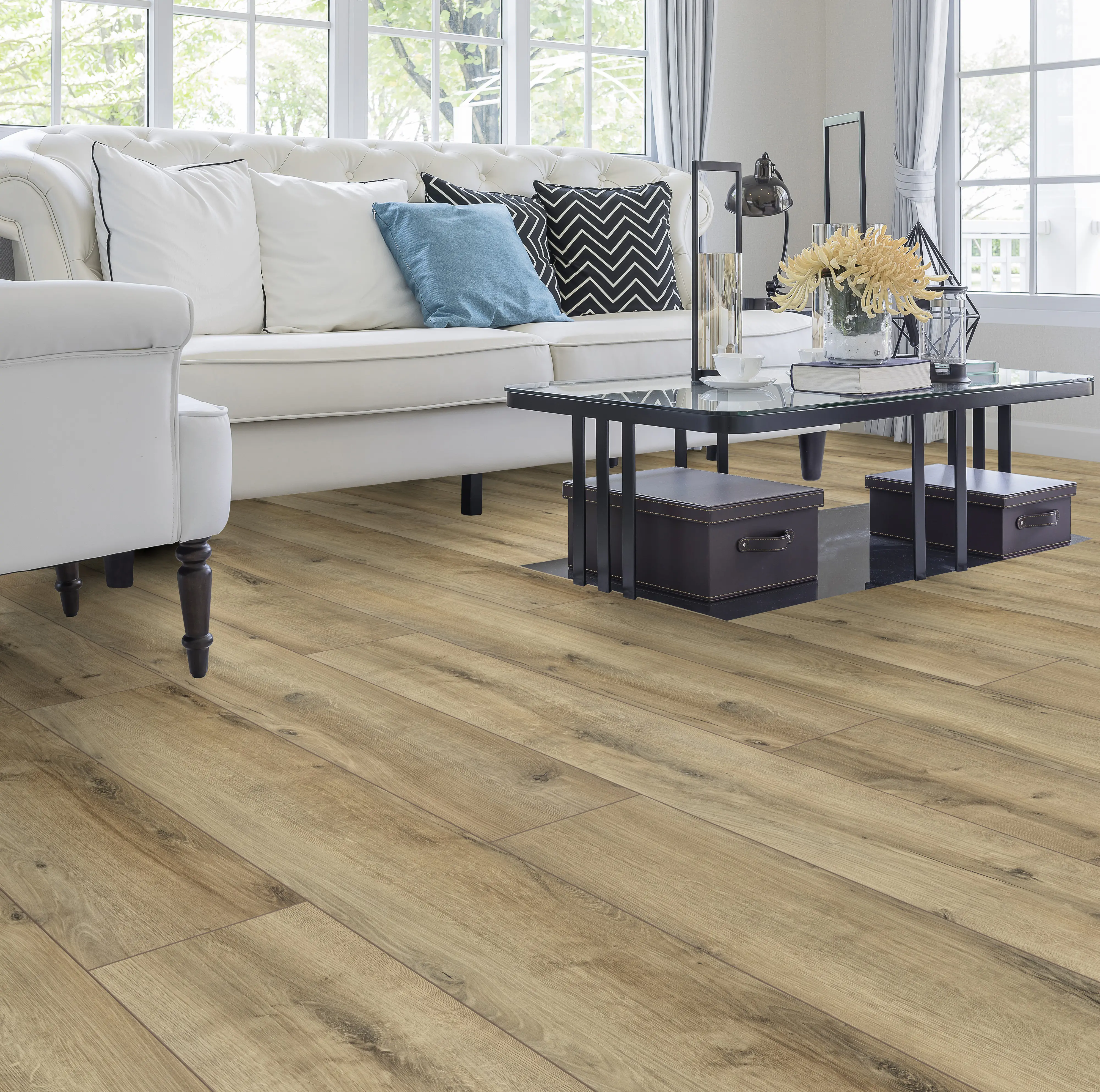 Classen Laminat Megaloc Aquaprotect 128,5 x 19,2 cm 8 mm Oak natural grey Classen Laminat Megaloc Aquaprotect 128,5 x 19,2 cm 8 mm Oak natural grey