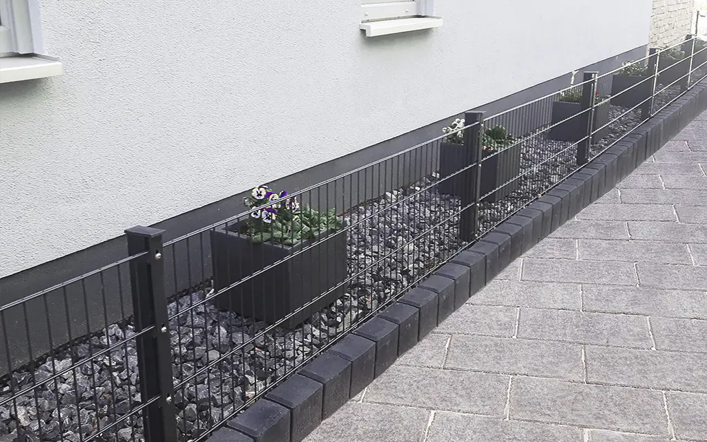EHL Palisade Palibord Tulo Rechteck 50 x 30 x 8 cm anthrazit