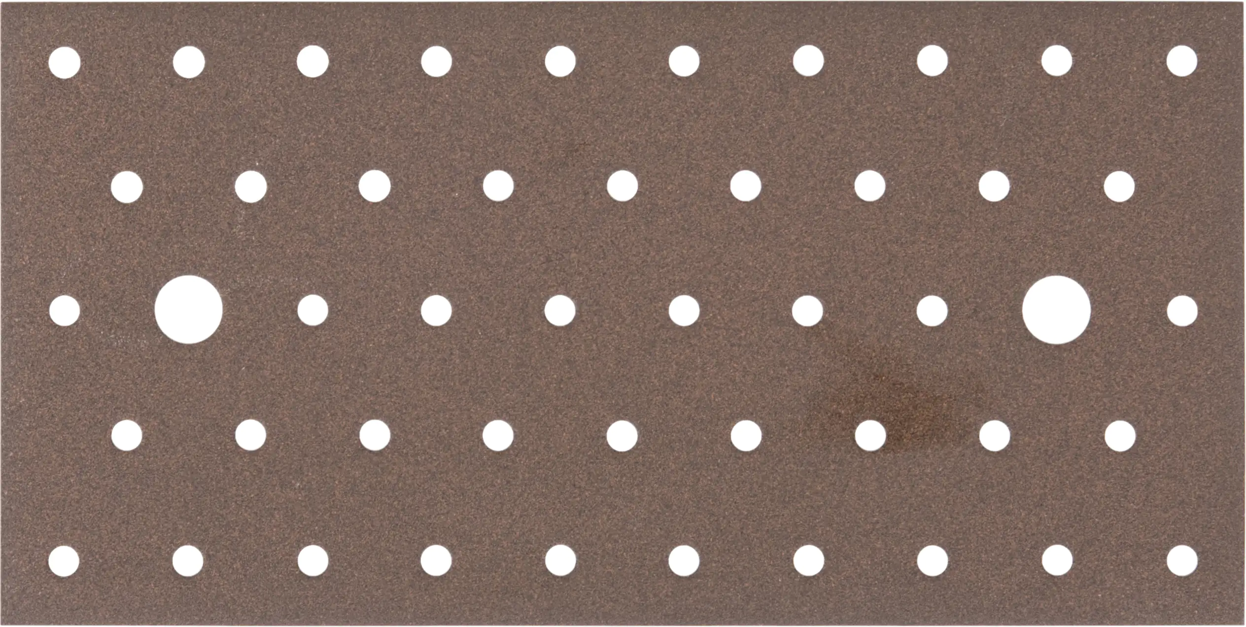 4004338301118 Alberts Duravis Lochplatte rostbraun, 200 x 100 x 2 mm