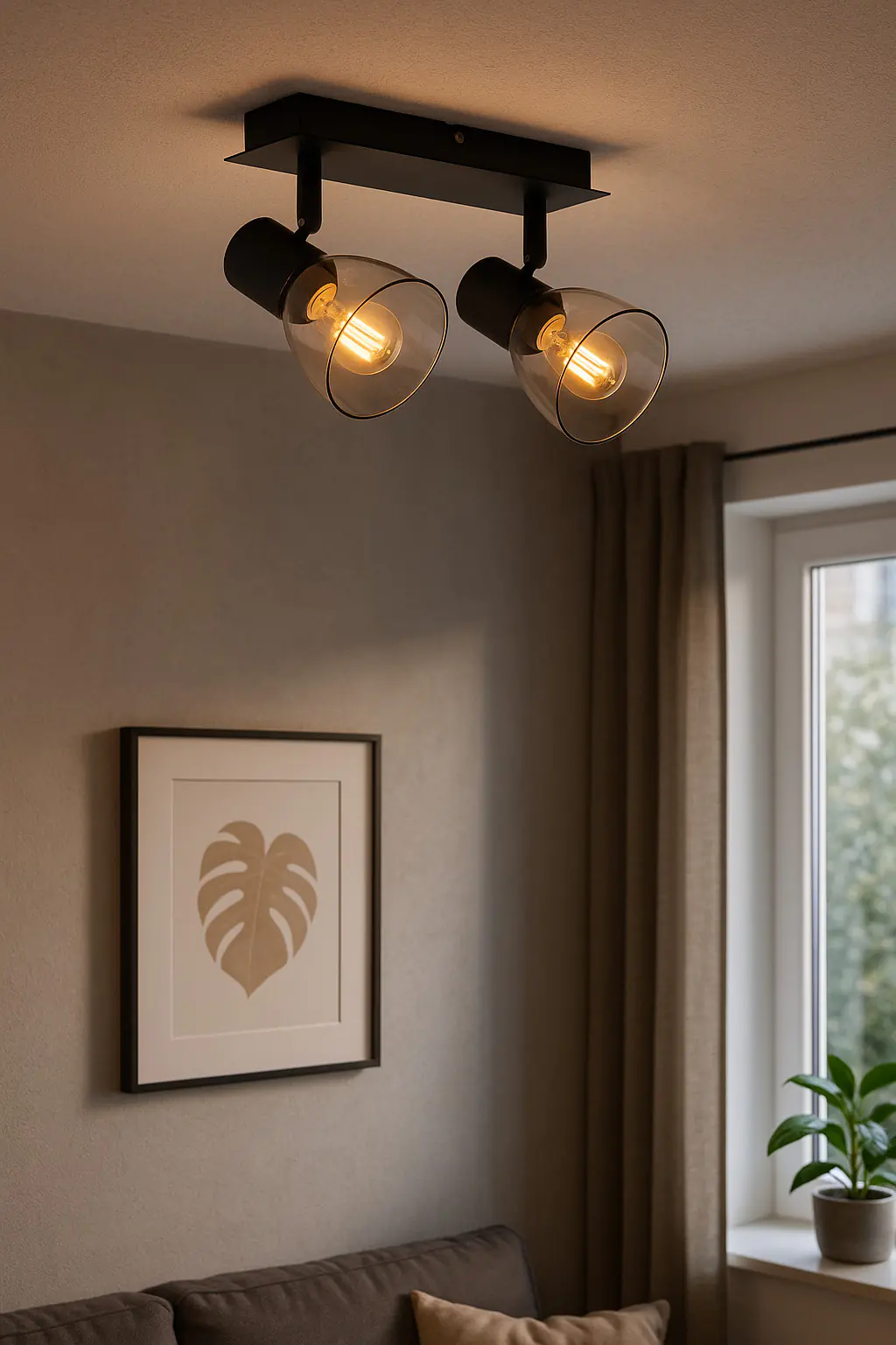 Primaster Deckenstrahler 2er LED Spot Miami E14 20 x 12,5 cm schwarz Primaster Deckenstrahler 2er LED Spot Miami E14 20 x 12,5 cm schwarz