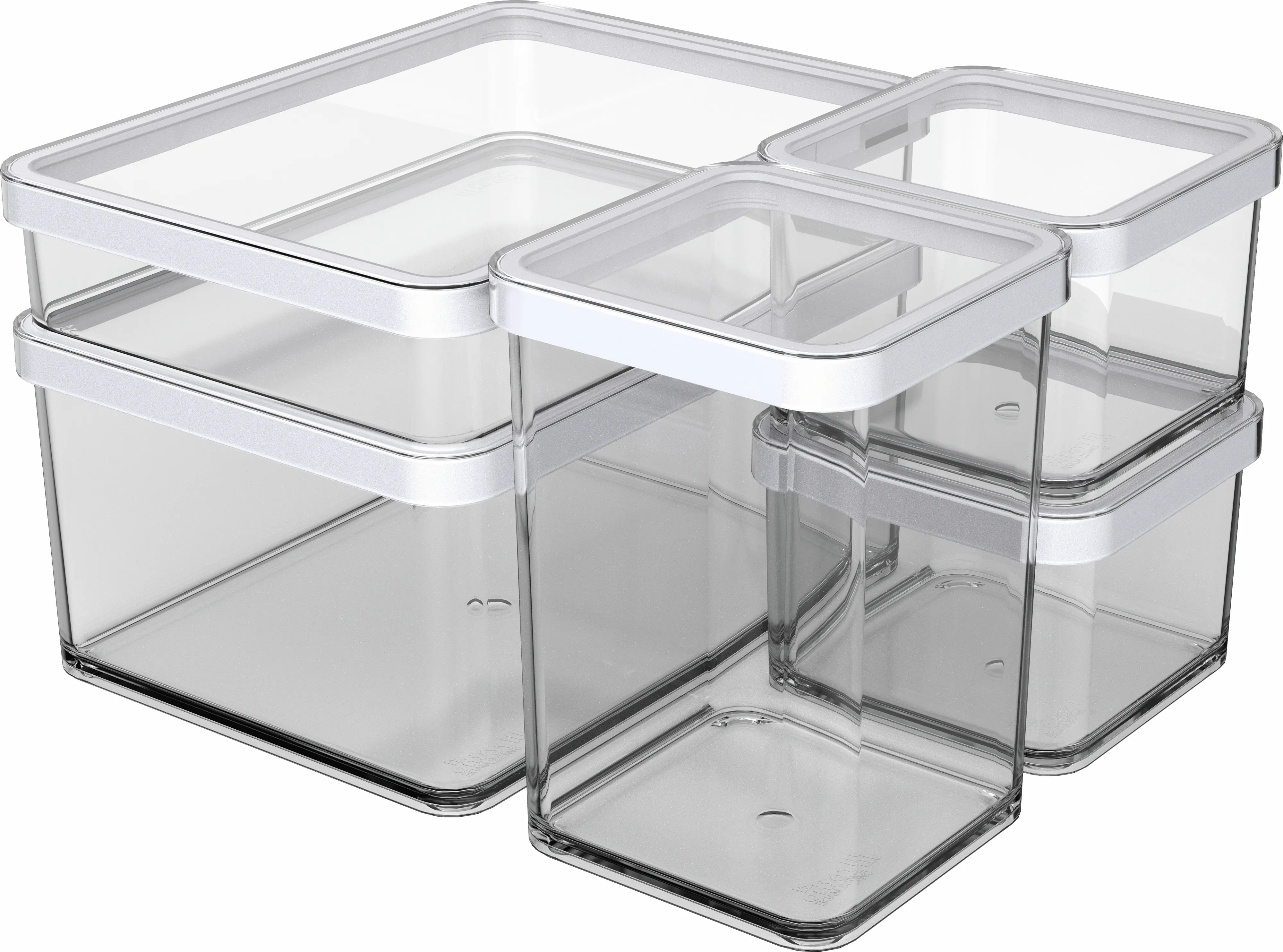 Rotho Premium Vorratsdosen-Set LOFT 5 tlg. transparent