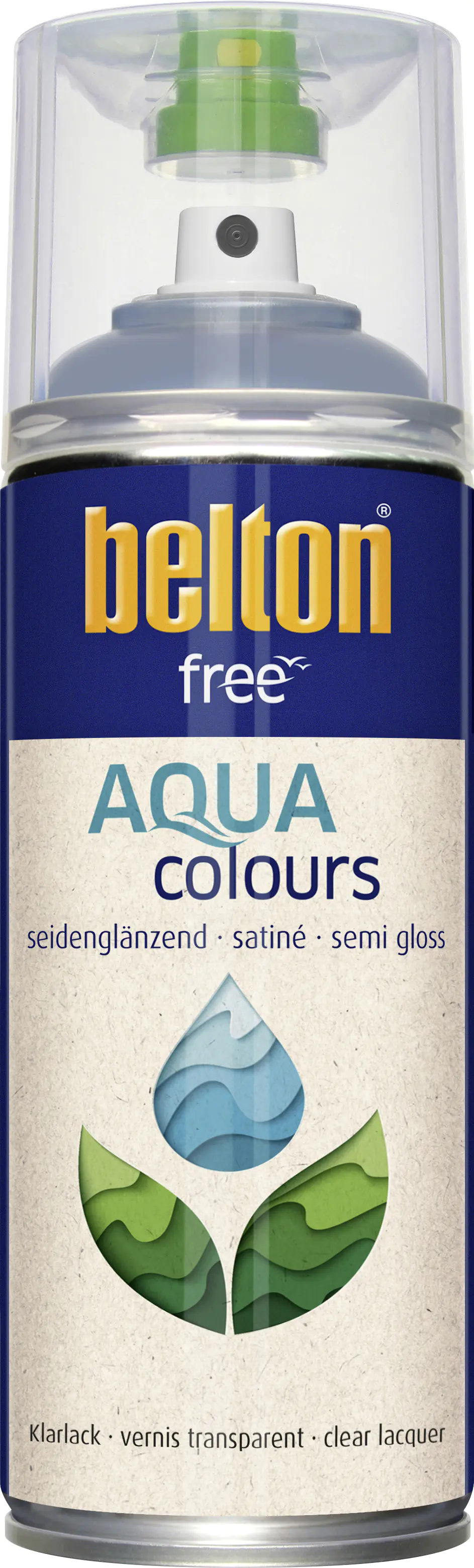 belton free Lackspray AQUAcolours 400 ml Klarlack seidenglanz