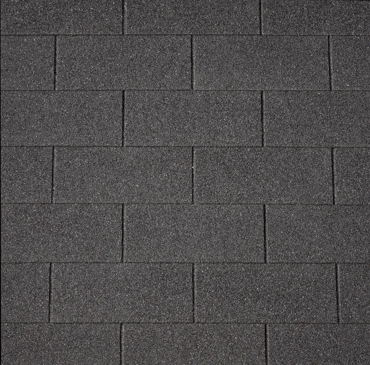 Easy Rechteck-Dachschindeln Easy Rechteck Bitumen-Dachschindeln schwarz