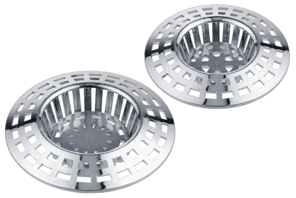 Cornat Haarsieb Kunststoff Set 2 Stück Ø 60 und 70 mm, für Ablaufventile