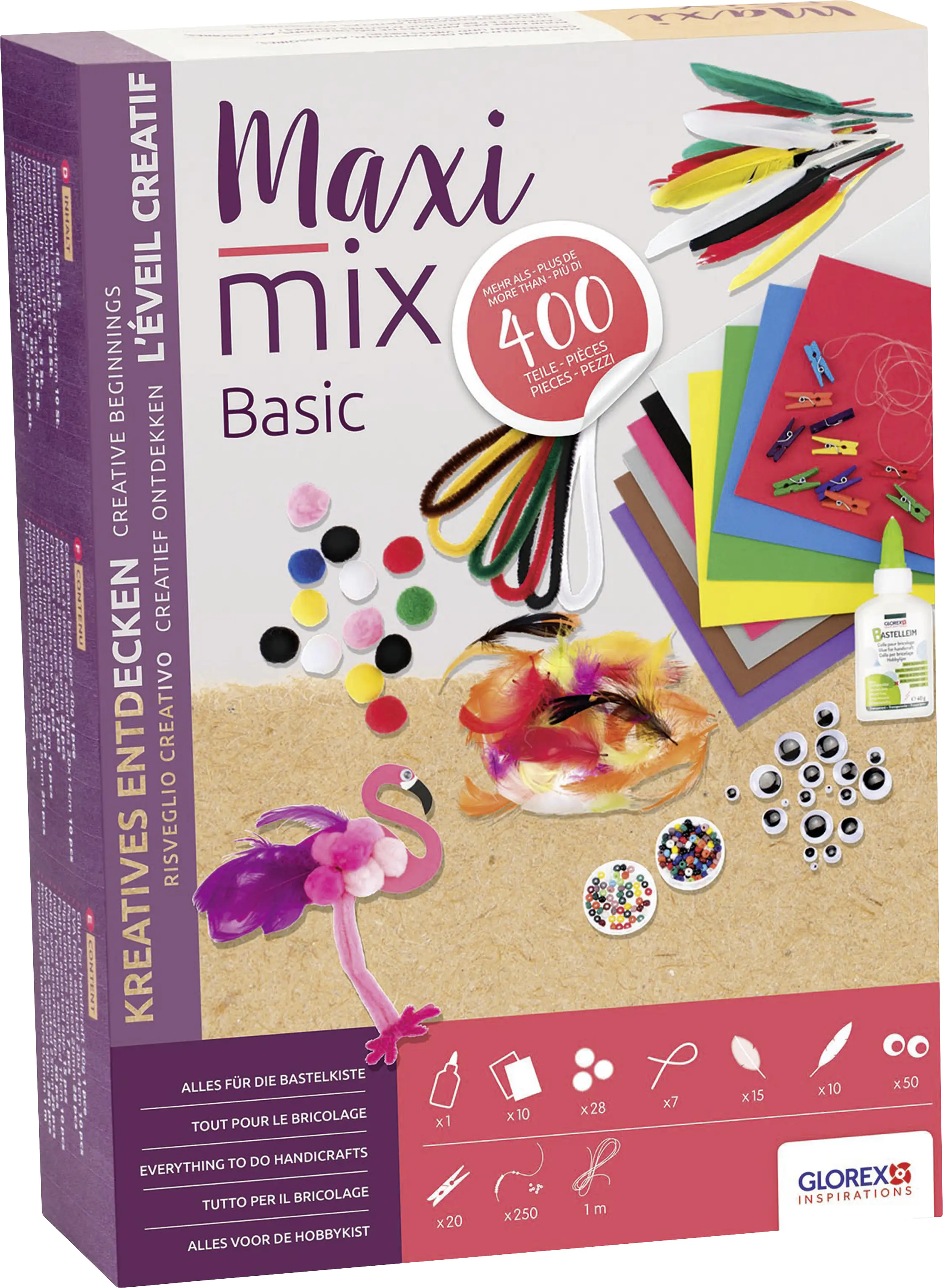 Glorex Bastelpackung Creativ Maxi Mix Basic