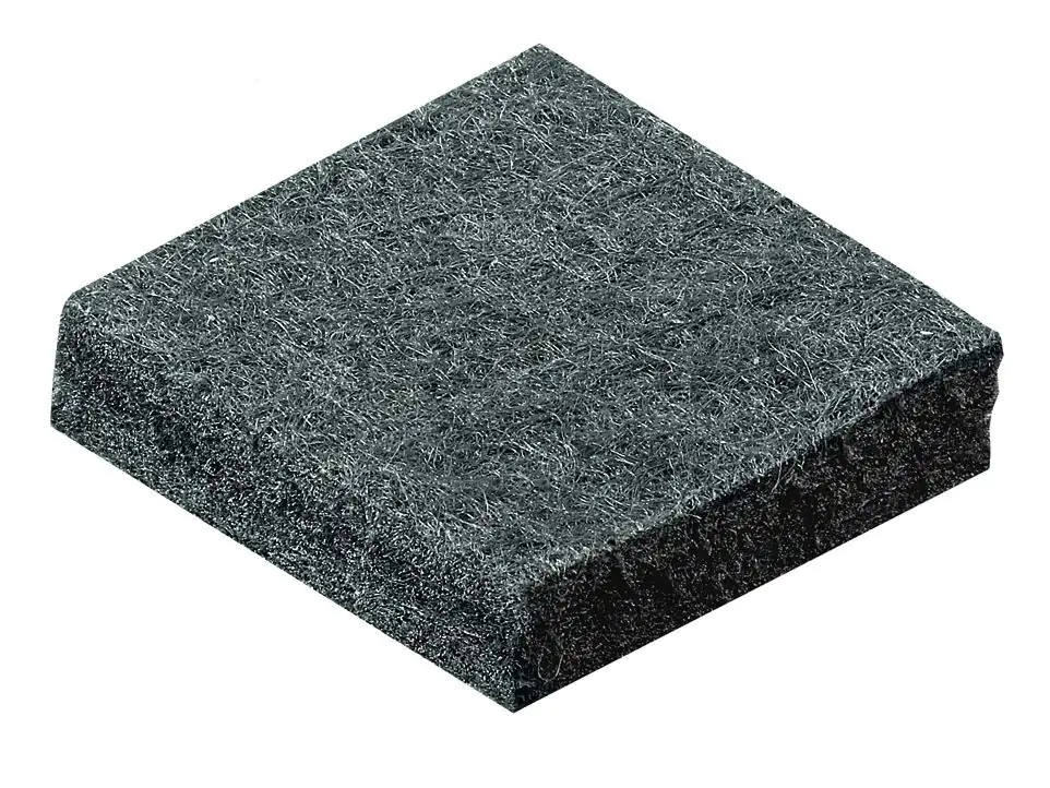 Hettich Filzgleiter braun 22 x 22 x 4.5 mm - 18 Stück