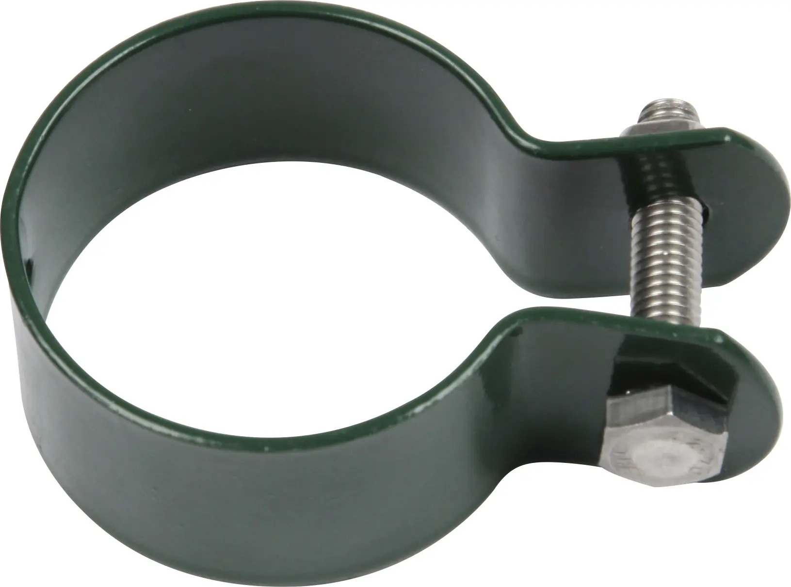 Floraworld Zaunschelle mit 6-Kantschraube Ø 3,4 cm moosgrün