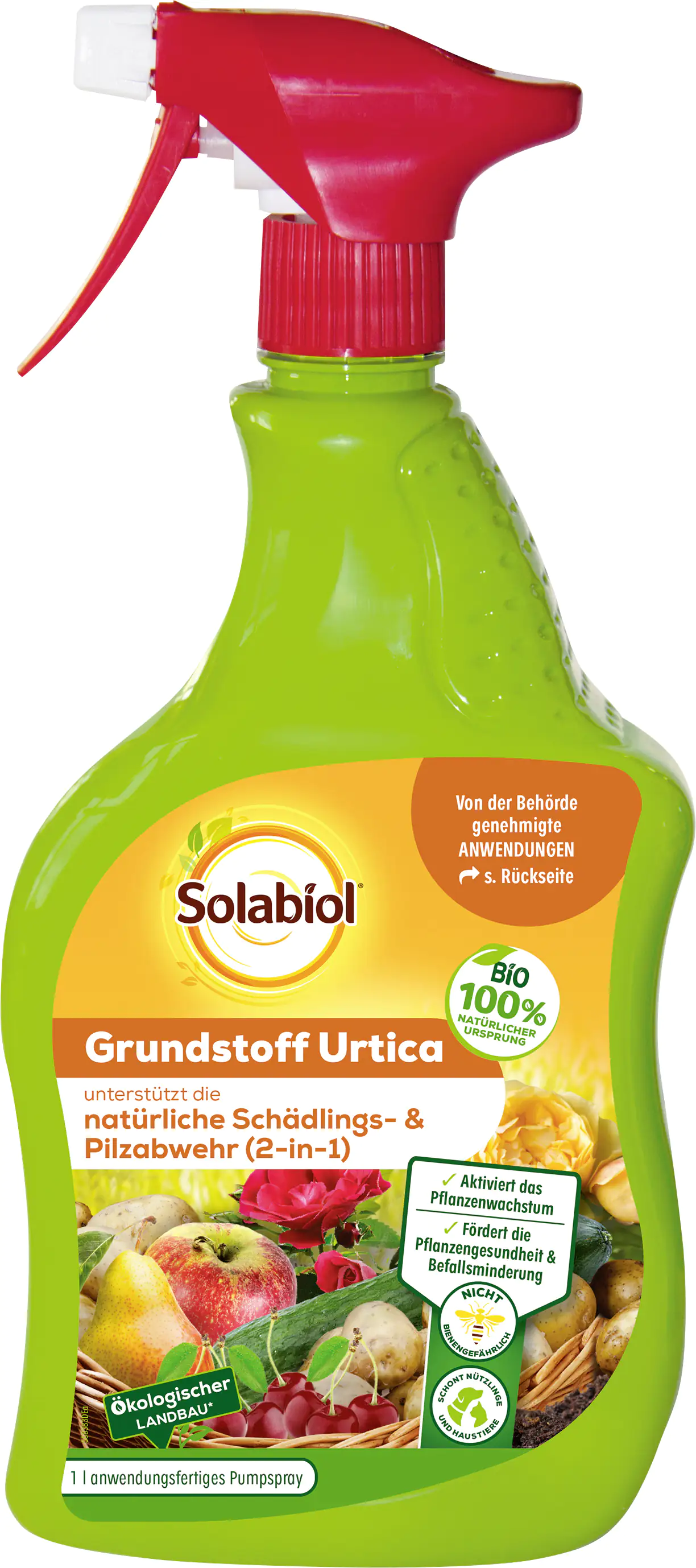 Solabiol Schädlings- & Pilzabwehr Grundstoff Urtica Spray 1 l Solabiol Schädlings- & Pilzabwehr Grundstoff Urtica Spray 1 l