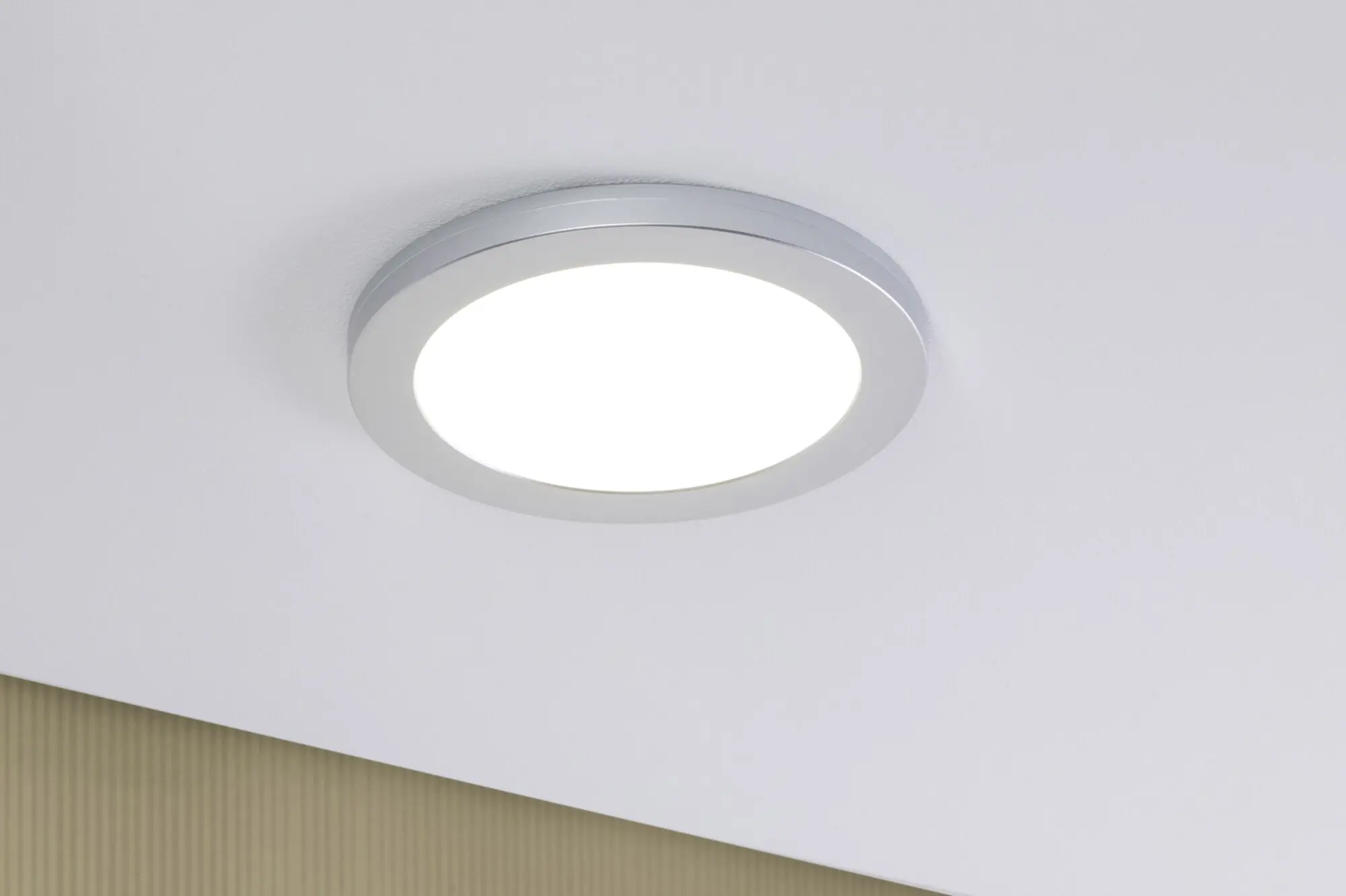 Paulmann LED Einbauleuchte Cover-it chrom 22,5 cm 16,5 W