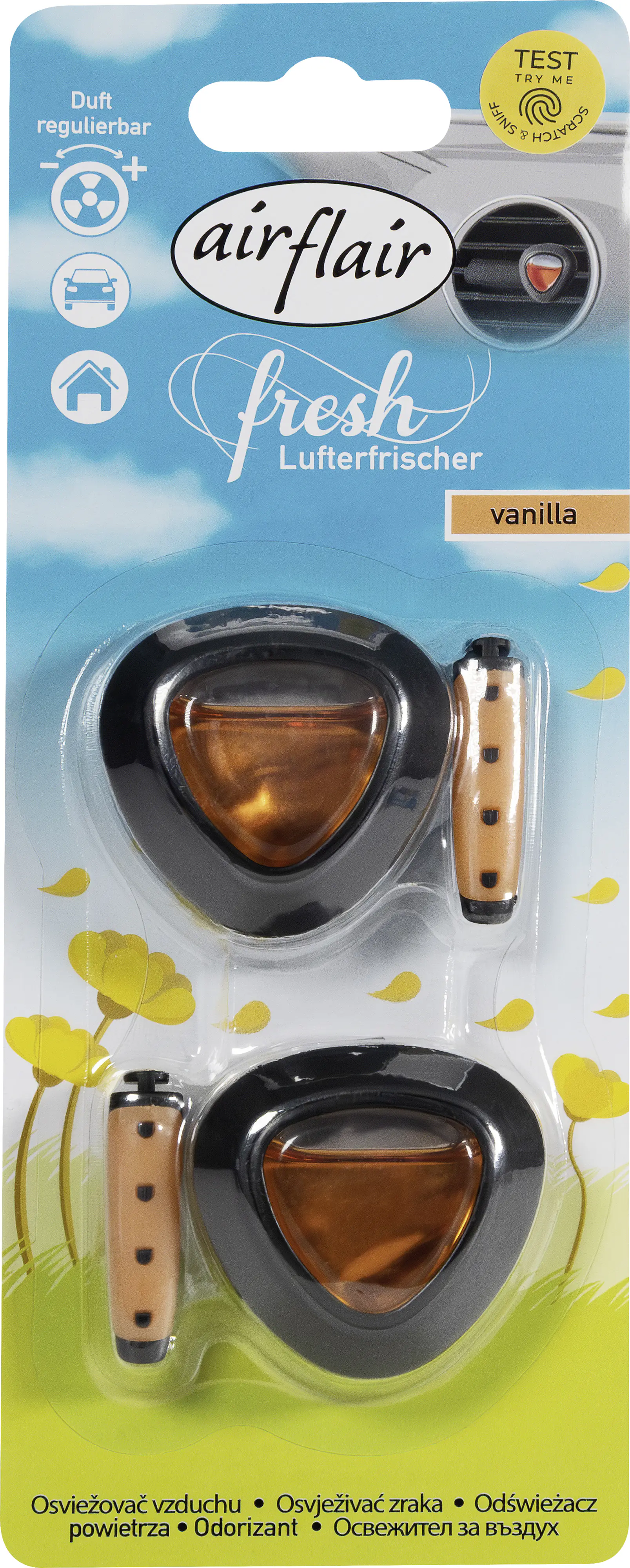airflair Lufterfrischer Clip Double Diffusor Vanille