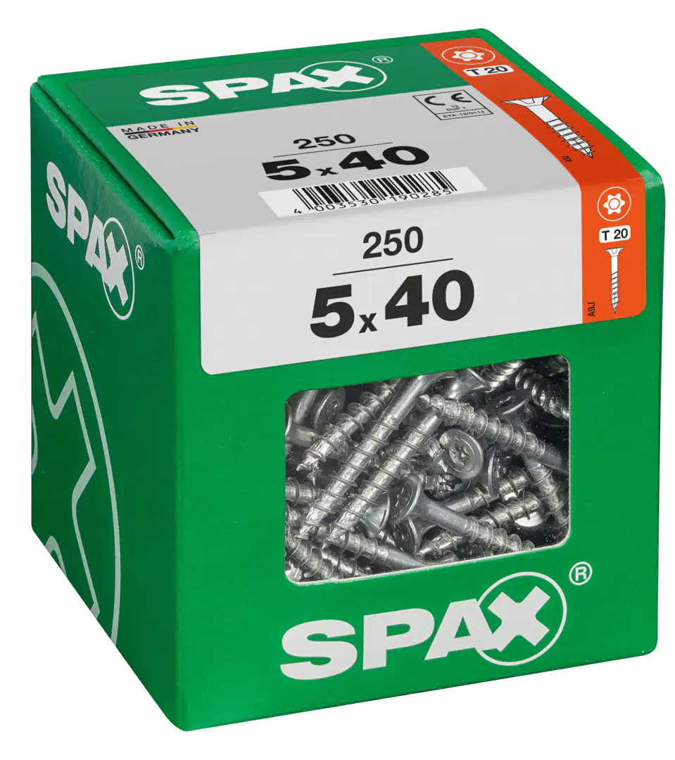 Spax Universalschrauben 5.0 x 40 mm TX 20 - 250 Stk.