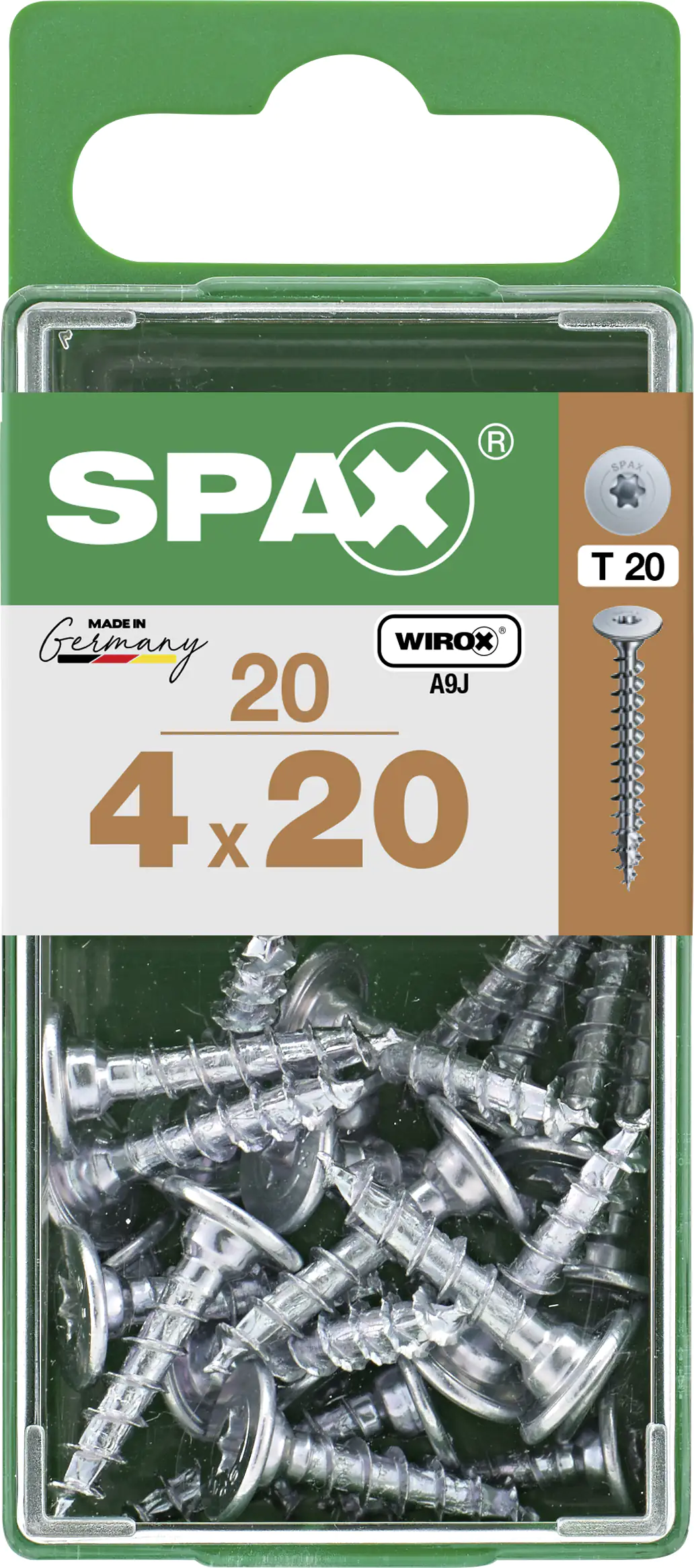 Spax Möbelbauschrauben 4.0 x 20 mm TX 20 - 20 Stk.