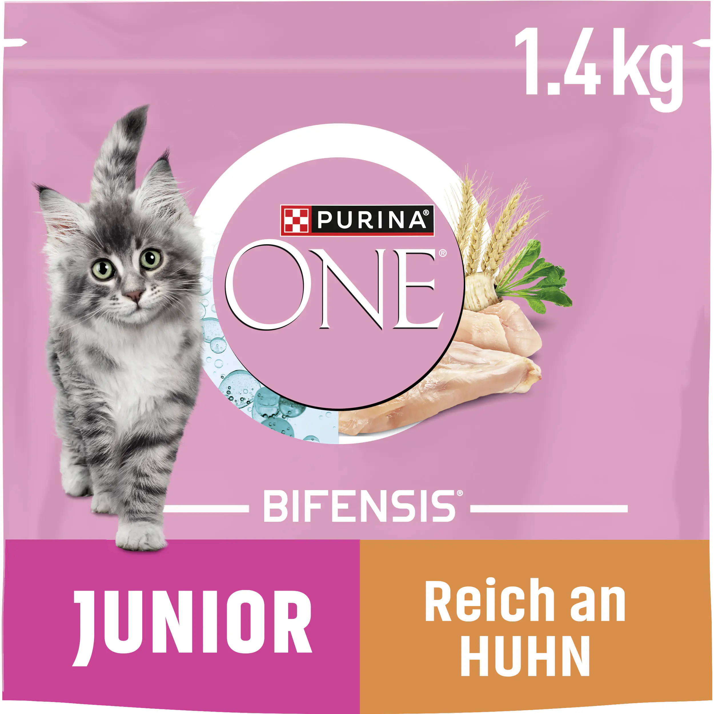 Purina One Katzenfutter Junior reich an Huhn 1,4 kg