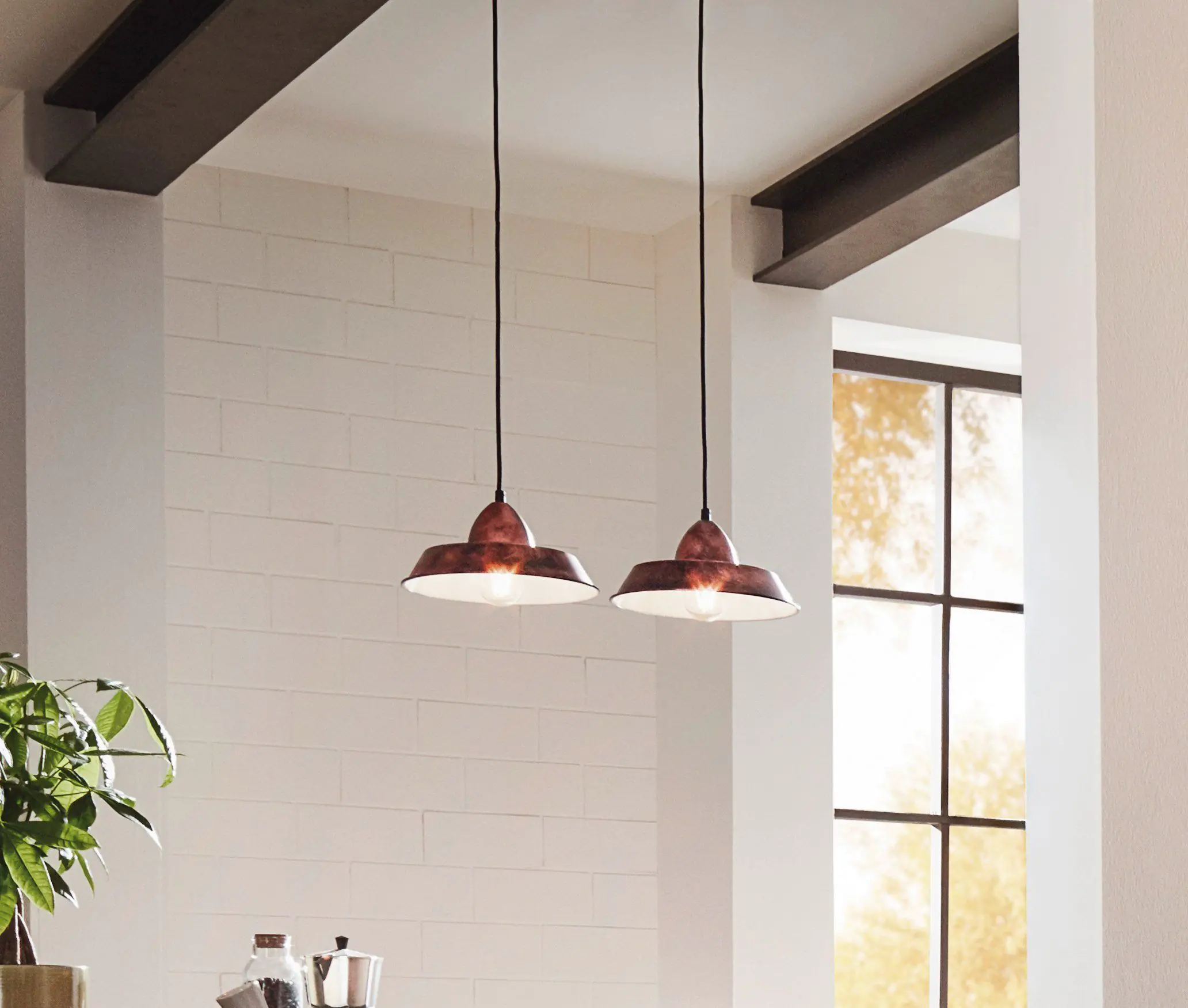 Eglo Pendelleuchte Auckland kupfer-antik