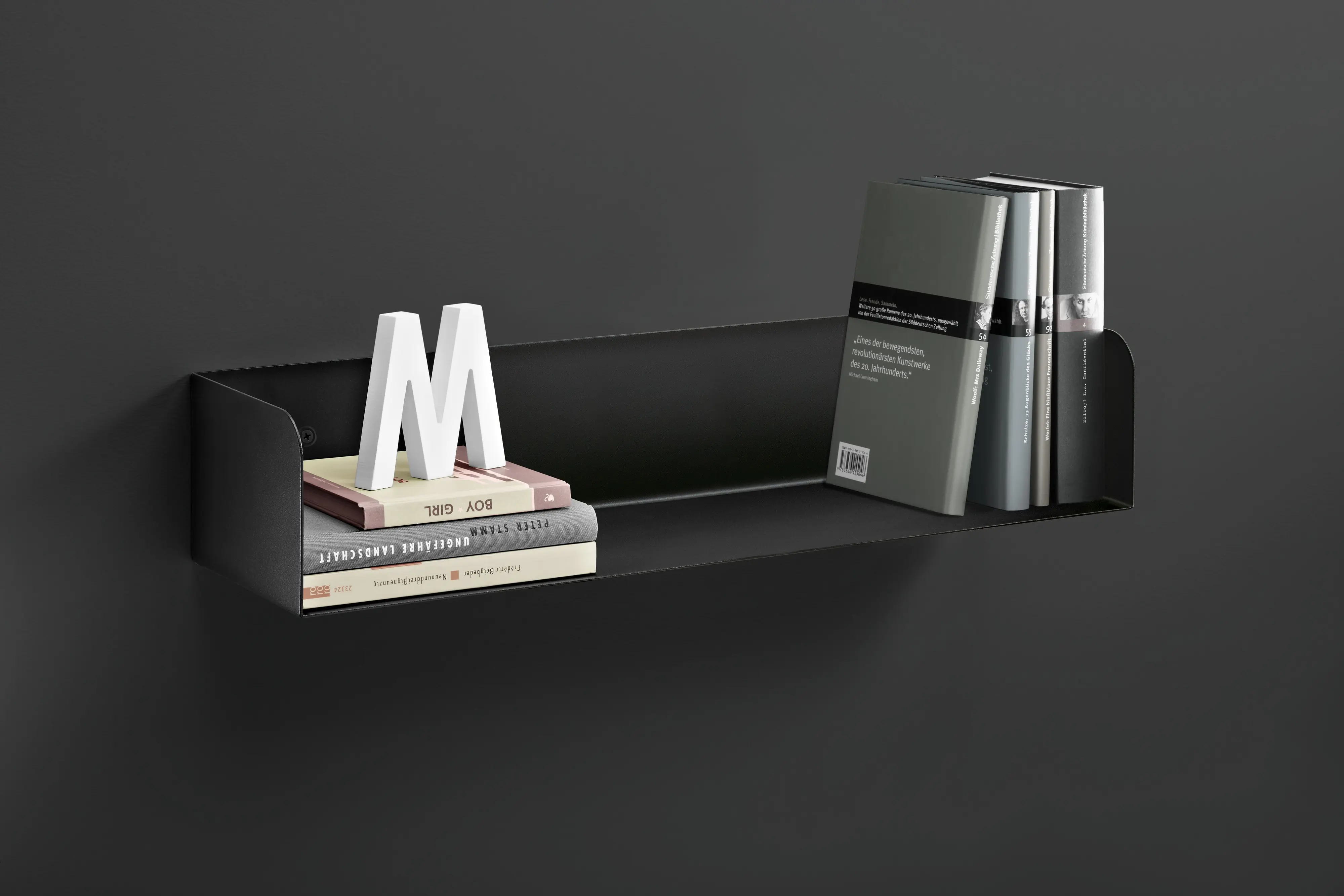 Dolle Wandregal Showcase 60 x 15 cm schwarz