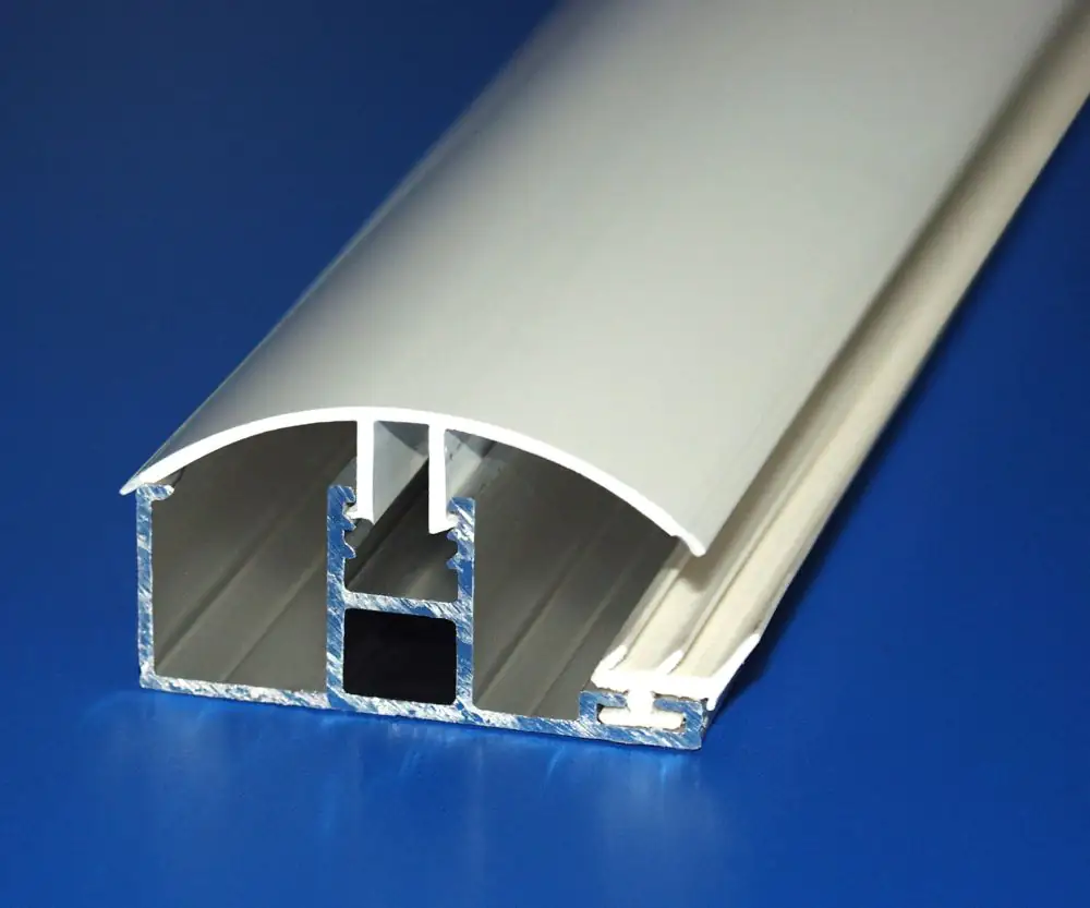 Gutta PVC-Randprofil Gutta PVC Klemm-Randprofil 2500 mm weiß für 10, 16 mm Hohlkammerplatte