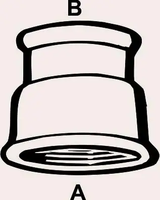 Cornat Reduziermuffe messing 1" x 1/2" Innengewinde