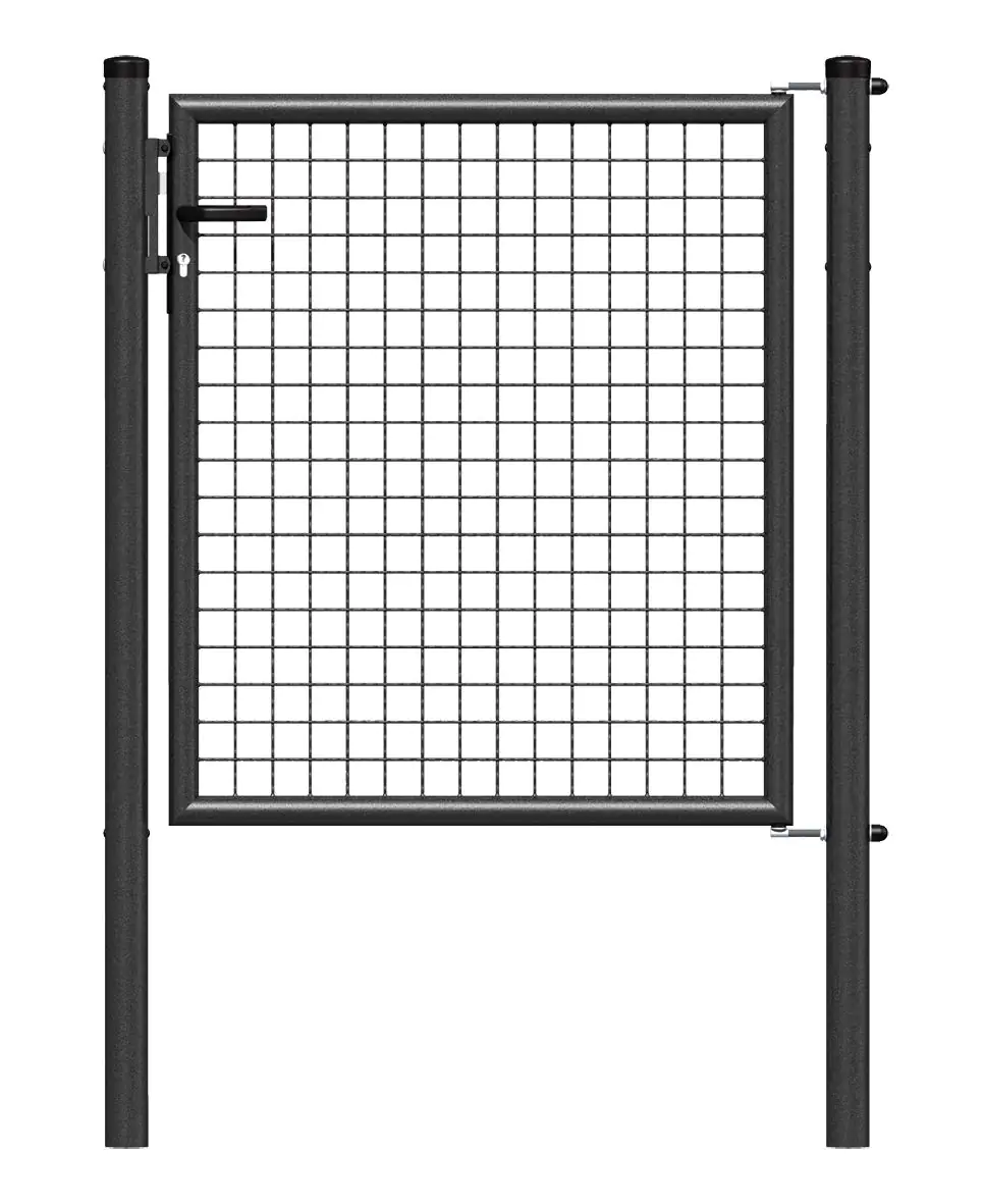 Alberts Wellengittertor Ø 60 mm 75 cm anthrazit