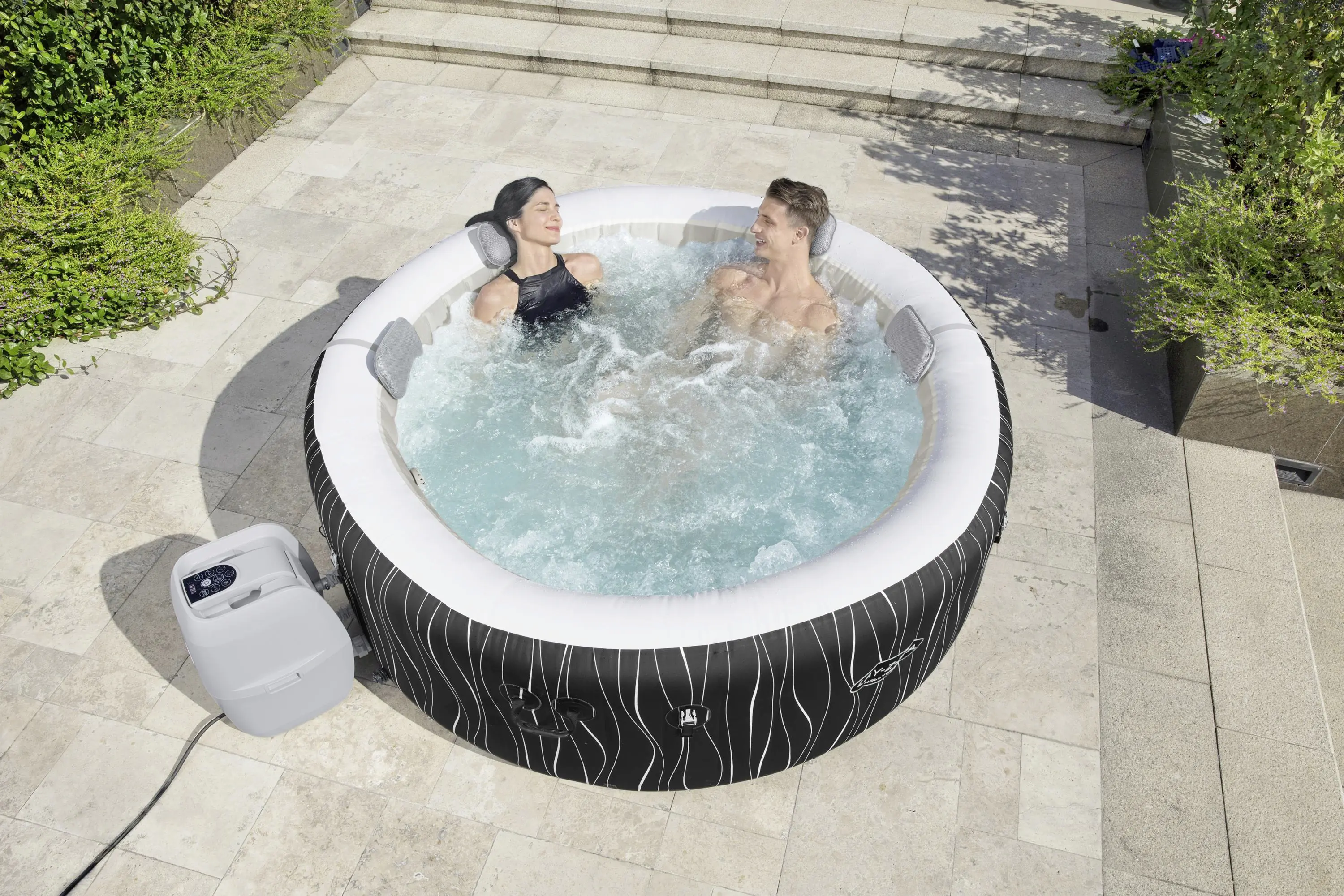 Bestway LAY-Z-SPA Xtras Gepolstertes Nackenkissen Set 23 x 13 x 5 cm