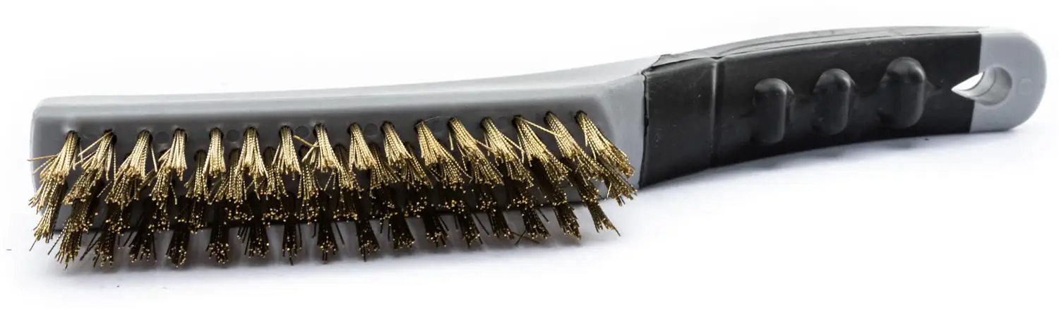 TrendLine Drahtbürste Messing 4-reihig Kunststoffgriff TrendLine Drahtbürste Messing 4-reihig Kunststoffgriff