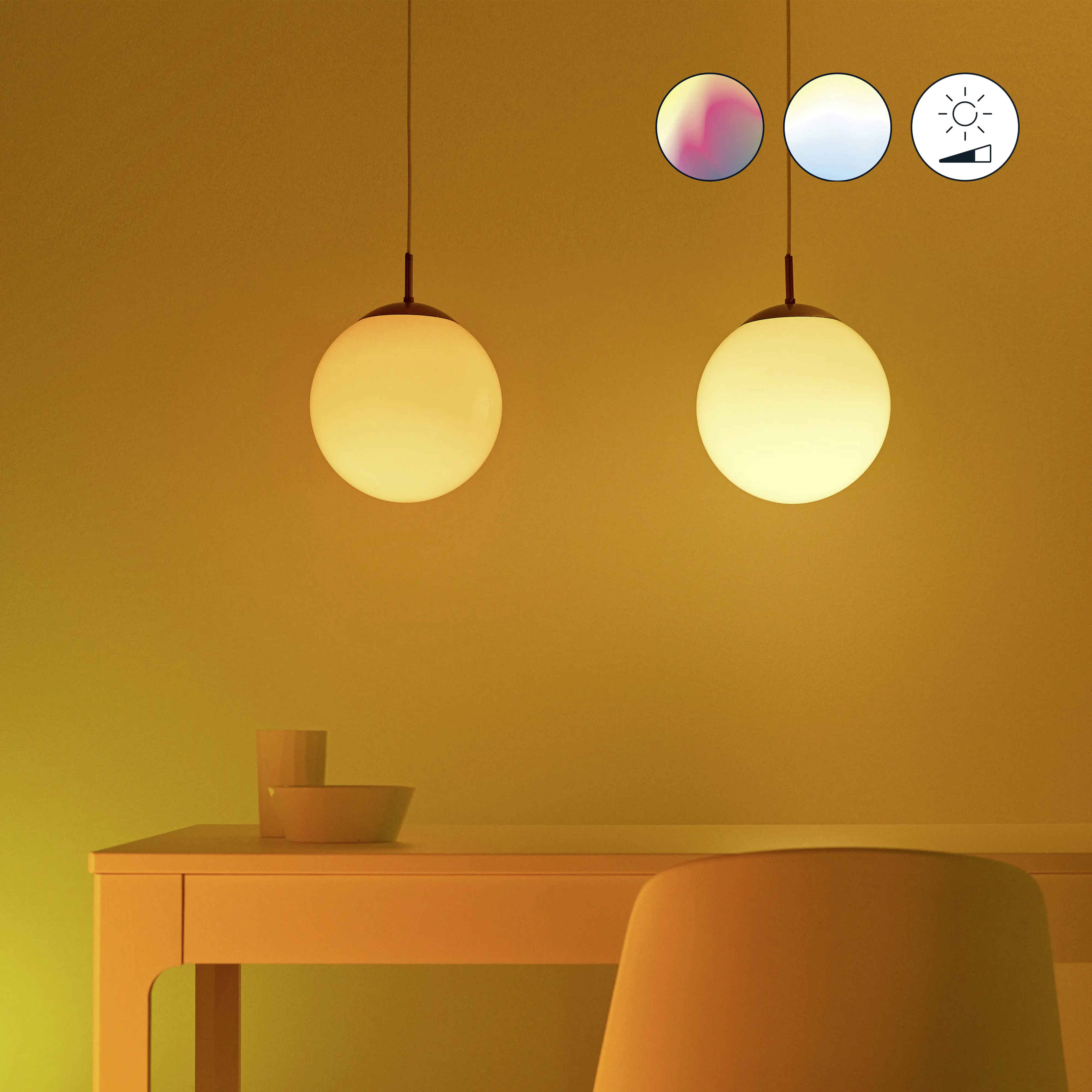 WIZ LED-Leuchtmittel Kerzenform C37 E14 4,9W warmweiß bis kaltweiß smart RGBW