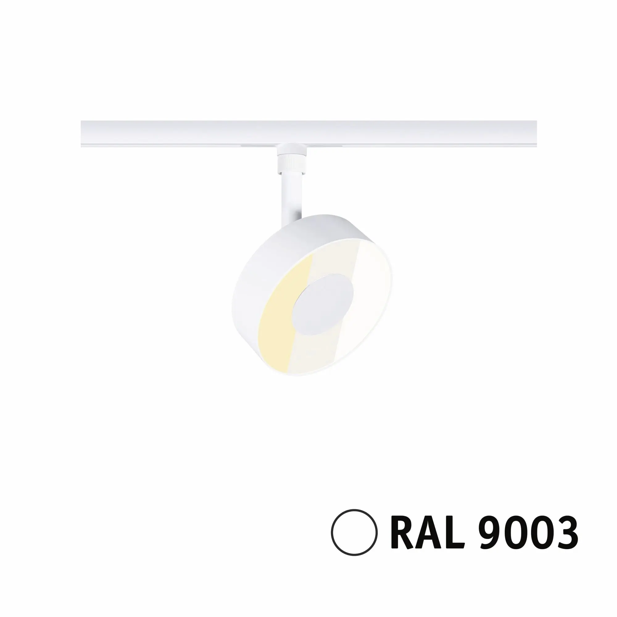Paulmann URail LED-Deckenleuchte 1er Spot Circle Ø 10 x 13,5 cm warmweiß-neutralweiß signalweiß
