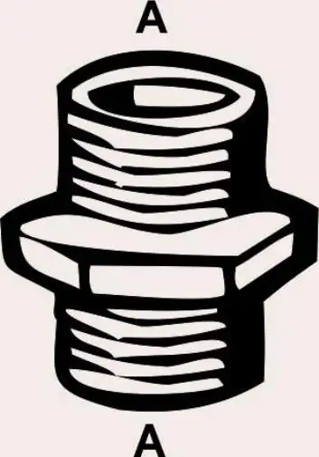 Cornat Doppelnippel 1/2" verzinkt