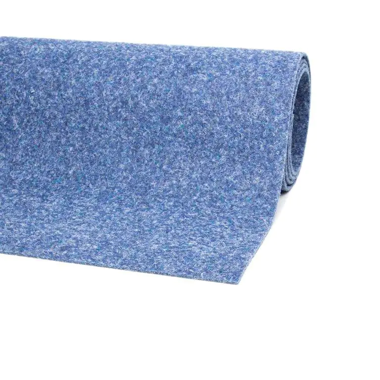 Andiamo Teppichboden Tarragona Coupon im Wunschmaß, jeansblau, 2 m breit