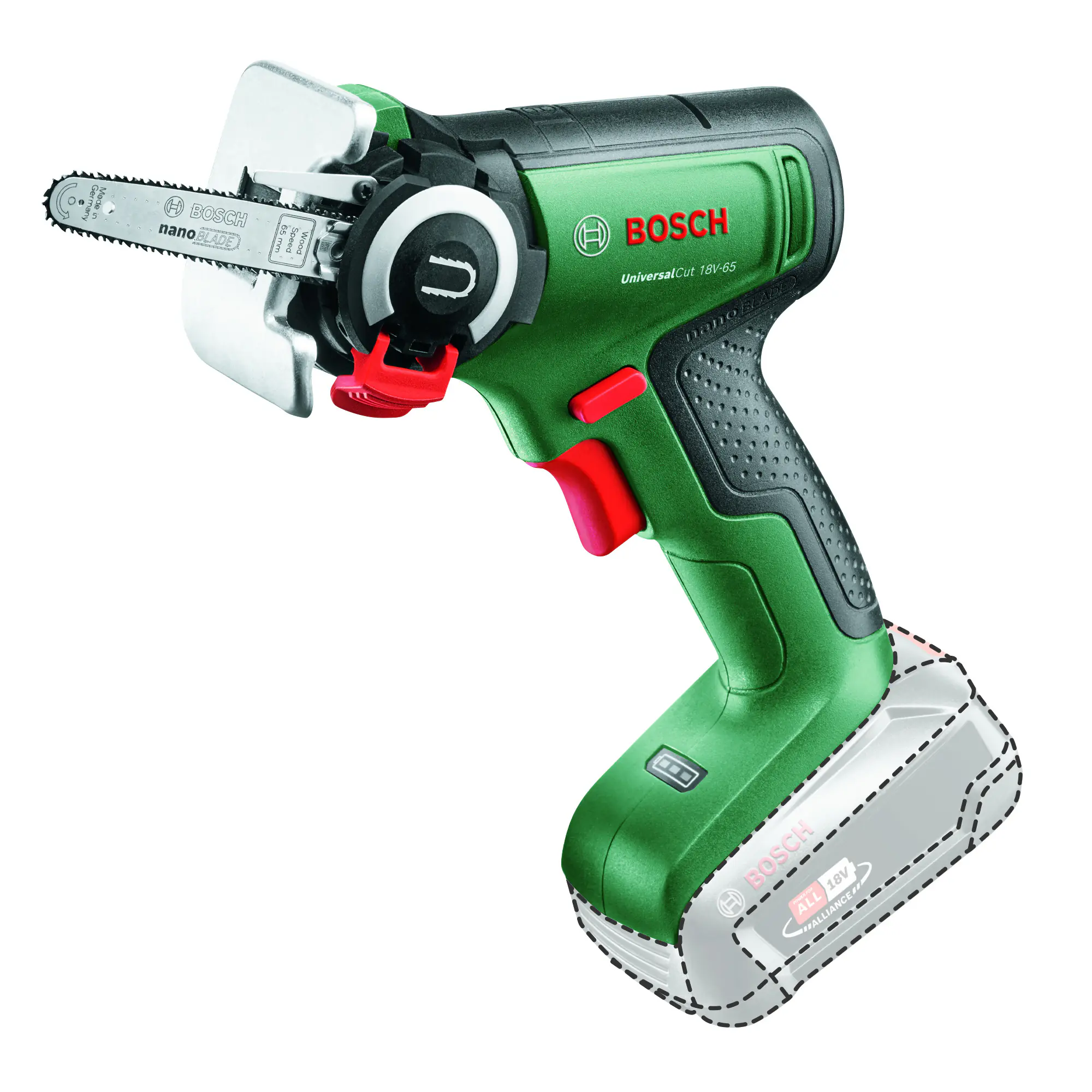 Bosch Akku-Säge UniversalCut 18V-65 Solo NanoBlade Bosch Akku-Säge UniversalCut 18V-65 Solo NanoBlade