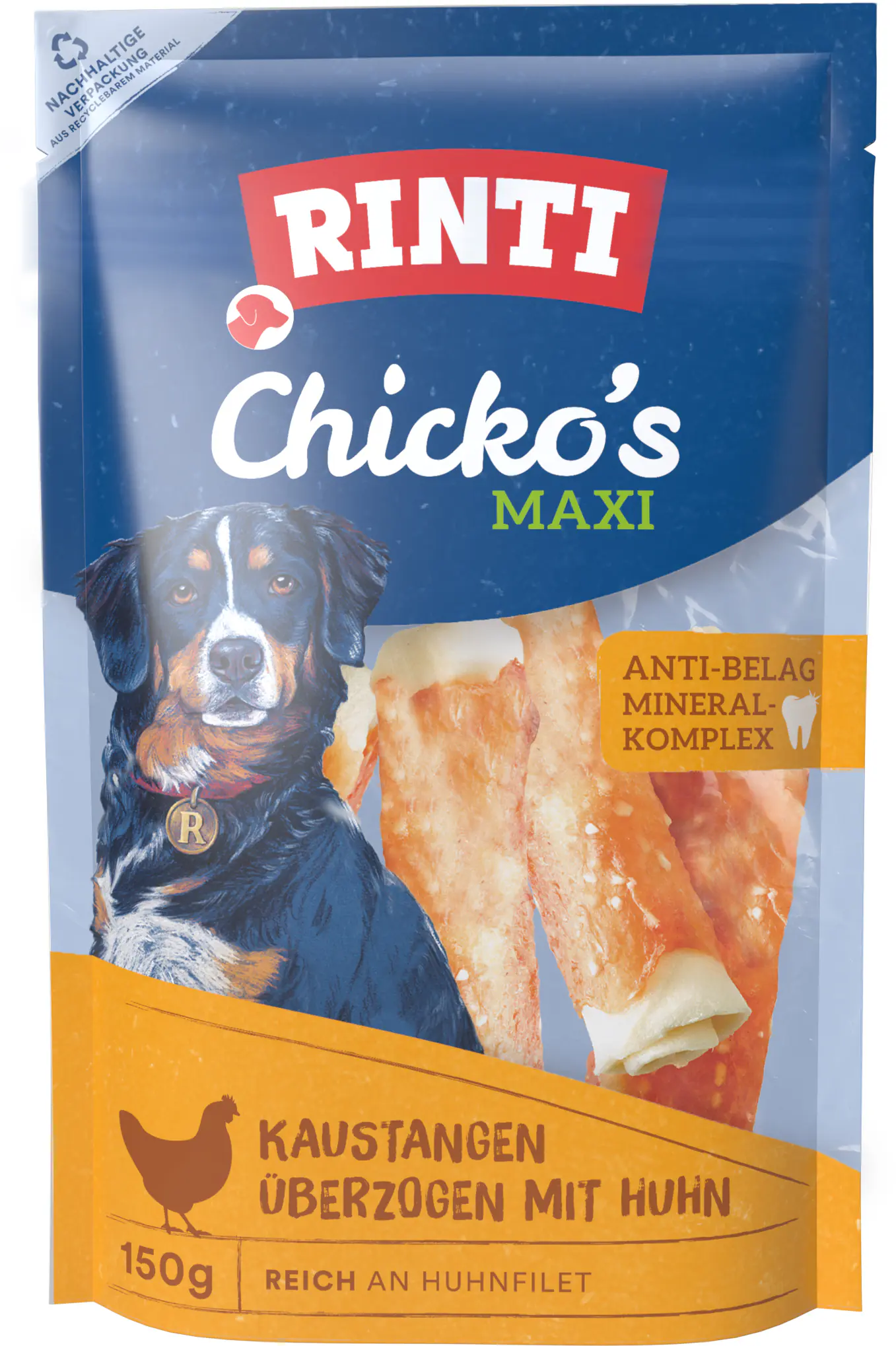 Rinti Chicko Maxi Hundesnack Kaustange Huhn 150g