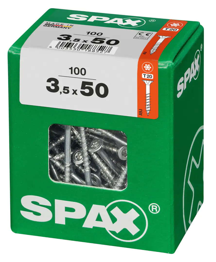 Spax Universalschrauben 3.5 x 50 mm TX 20 - 100 Stk.