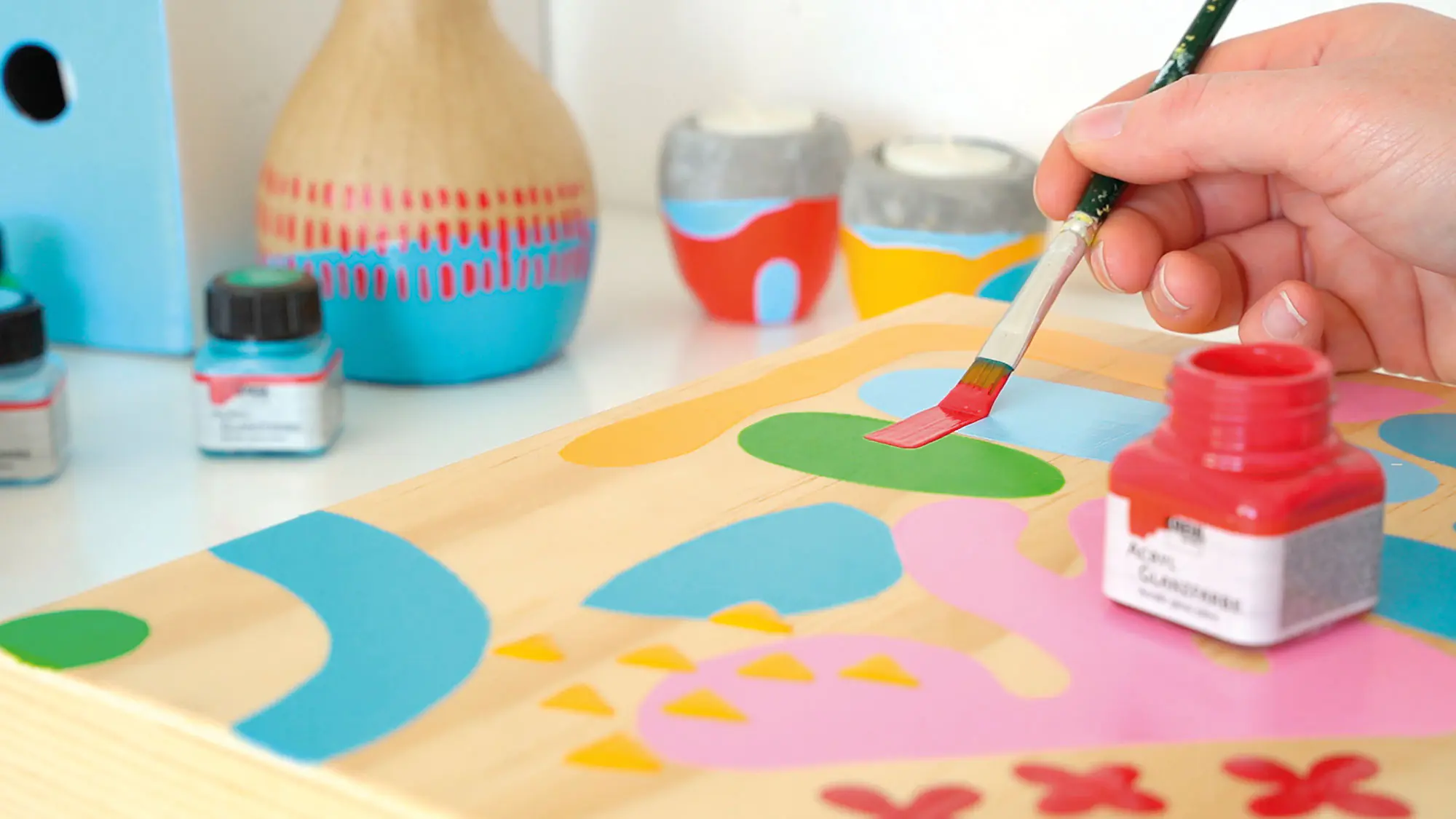 Kreul Acryl Glanzfarben Set Color Living 6 x 20 ml