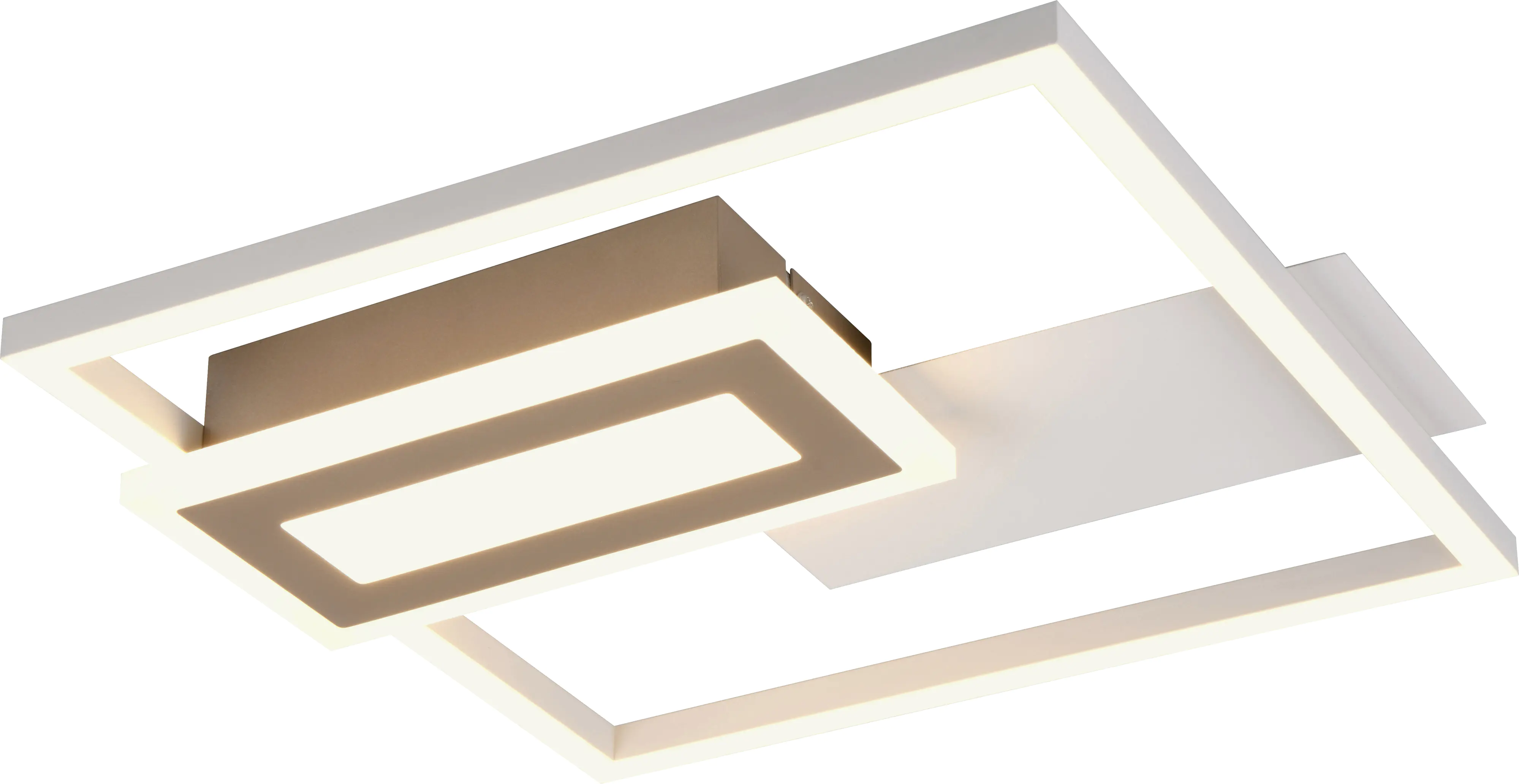 Trio Leuchten LED Deckenleuchte Spiro 22W, coffee