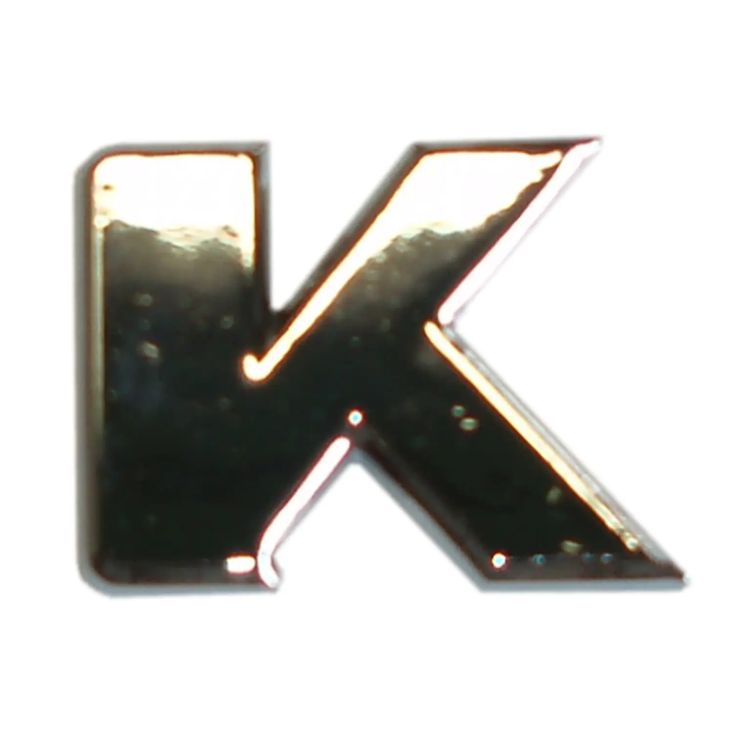 Hermann Schütz 3D-Relief-Chrome-Buchstabe K 25x35mm