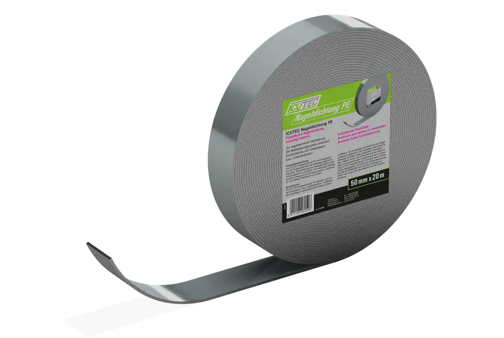 ICUTEC Nageldichtband PE 20 m x 5 cm