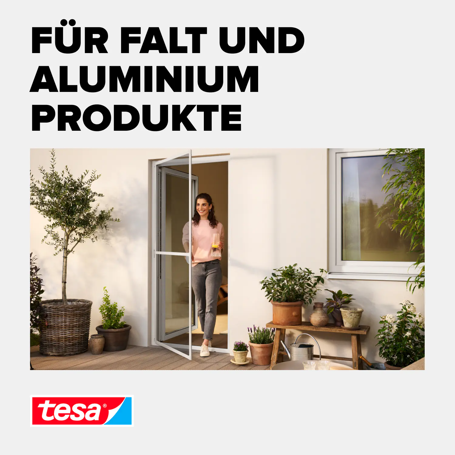 tesa Insektenschutz-Gitter Ersatzarolle anthrazit 120 x 250 cm